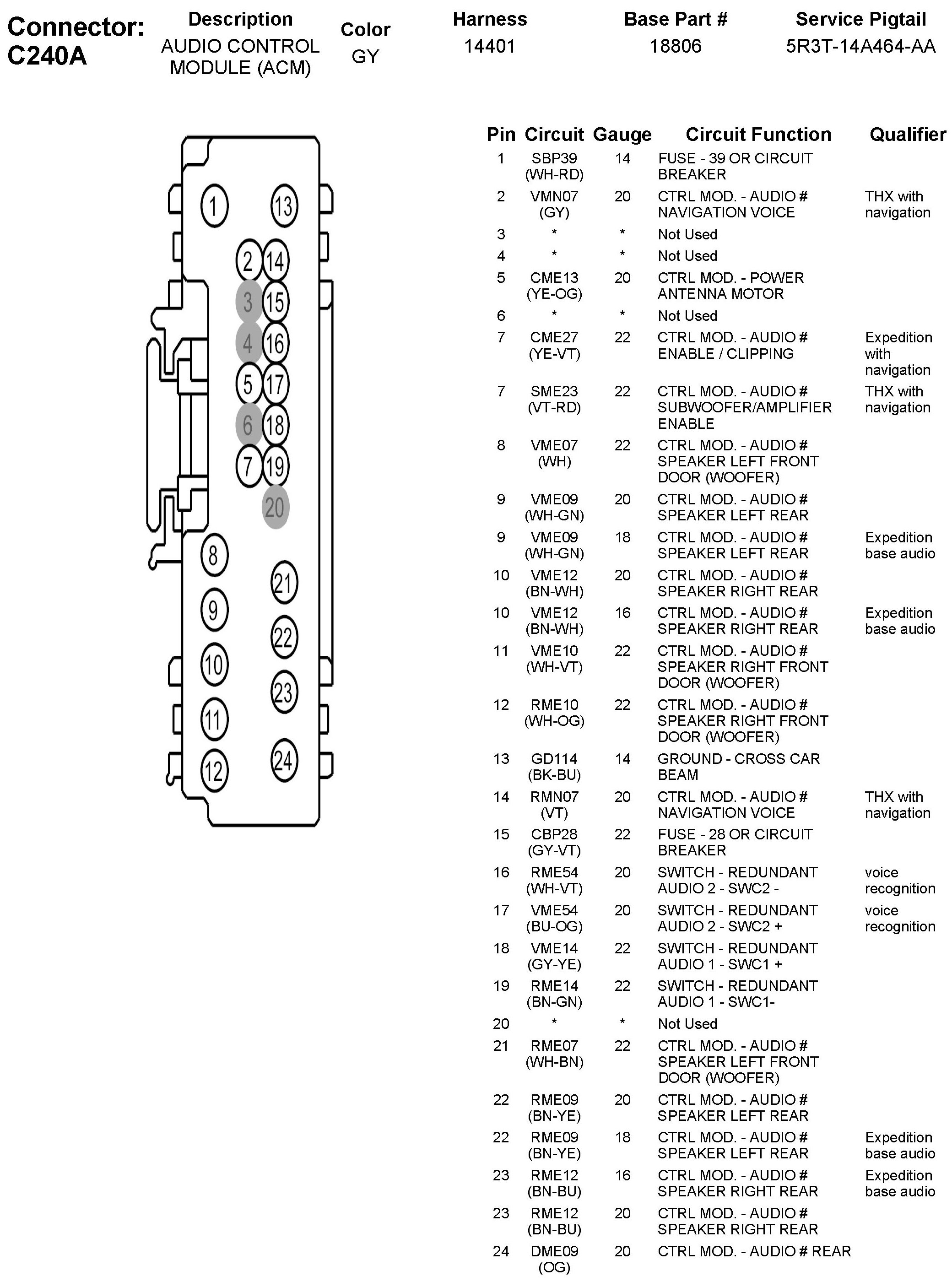 Factory service manual diagram