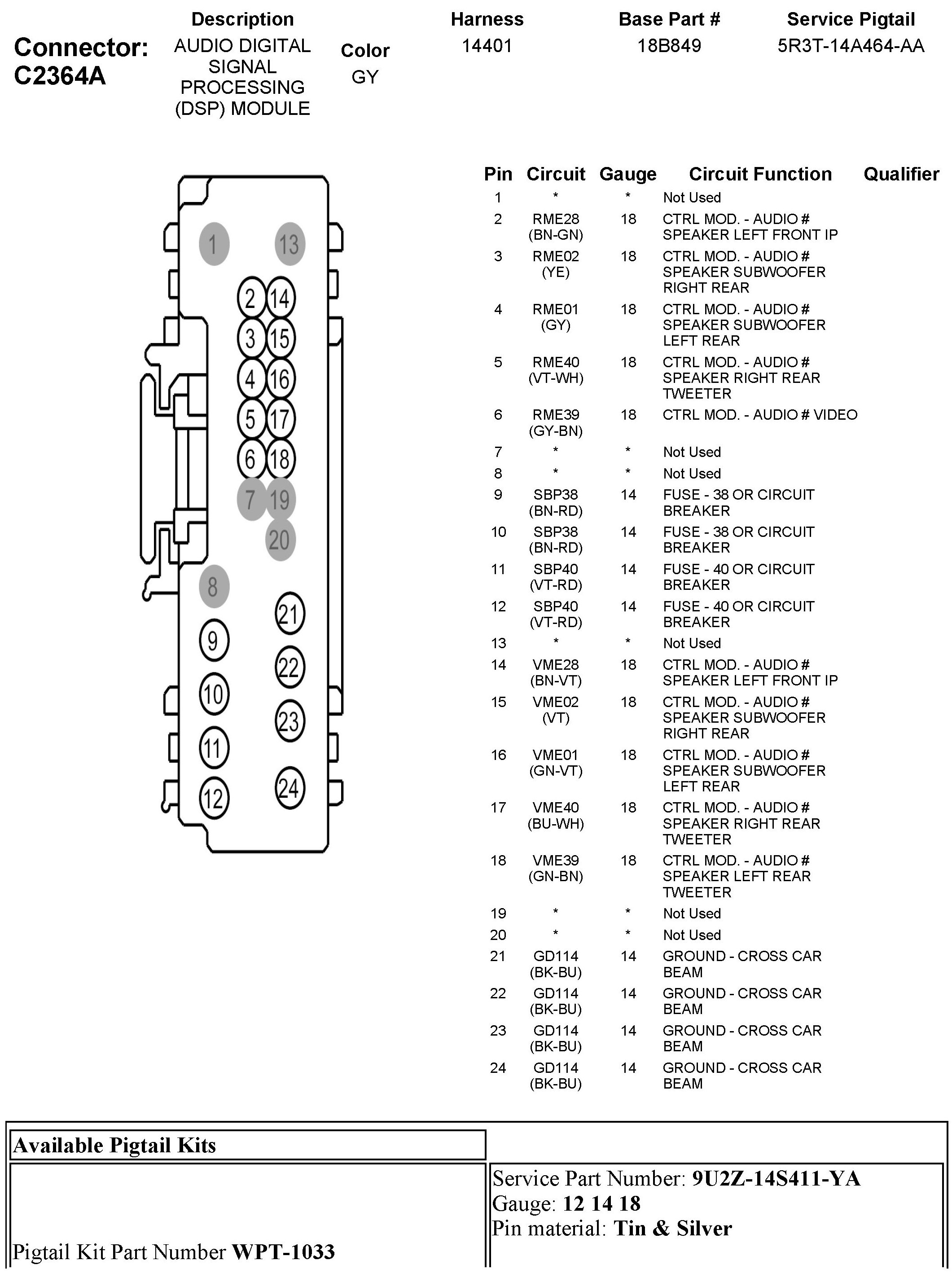 Factory service manual diagram