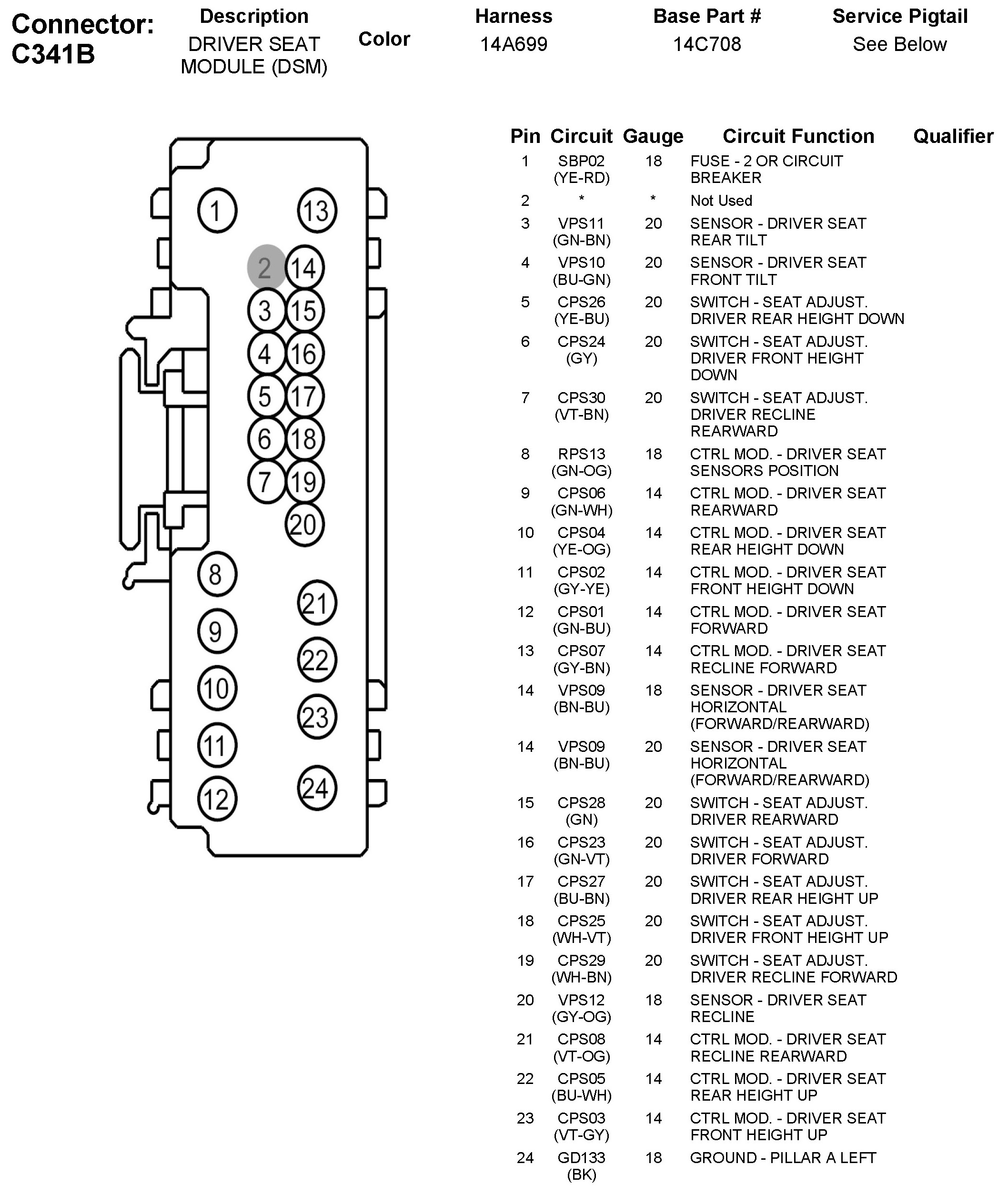 Factory service manual diagram