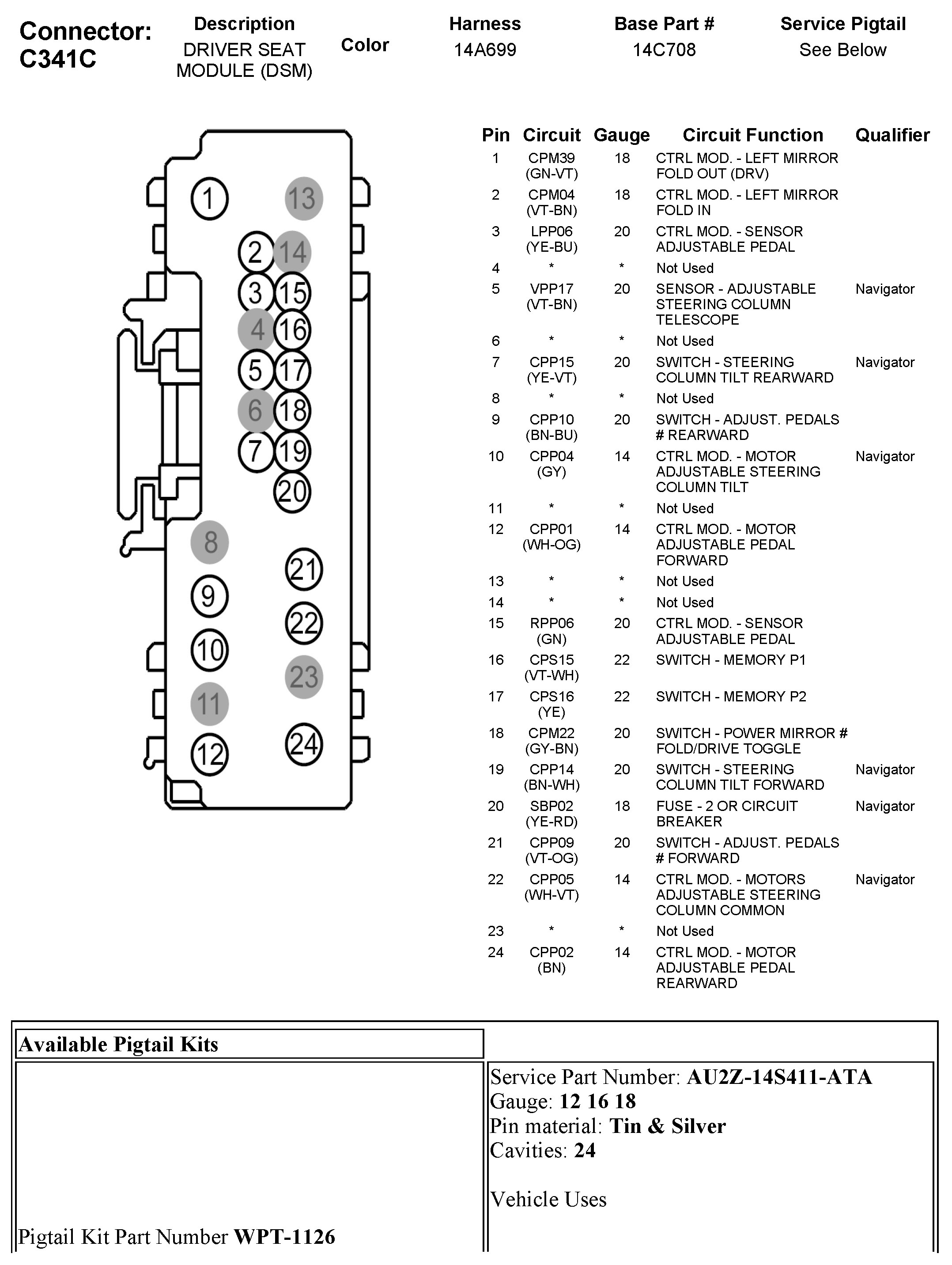 Factory service manual diagram