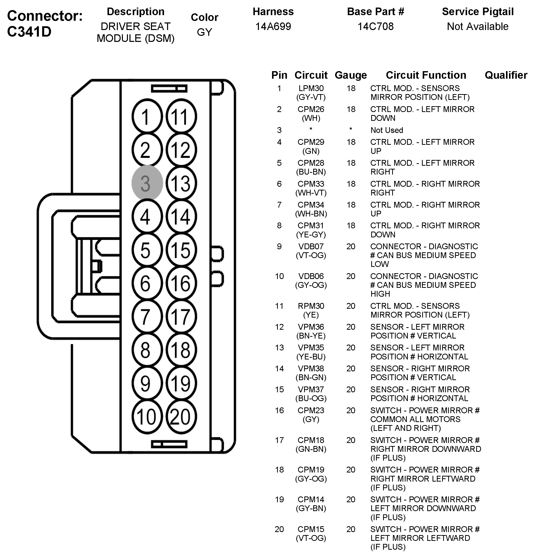 Factory service manual diagram