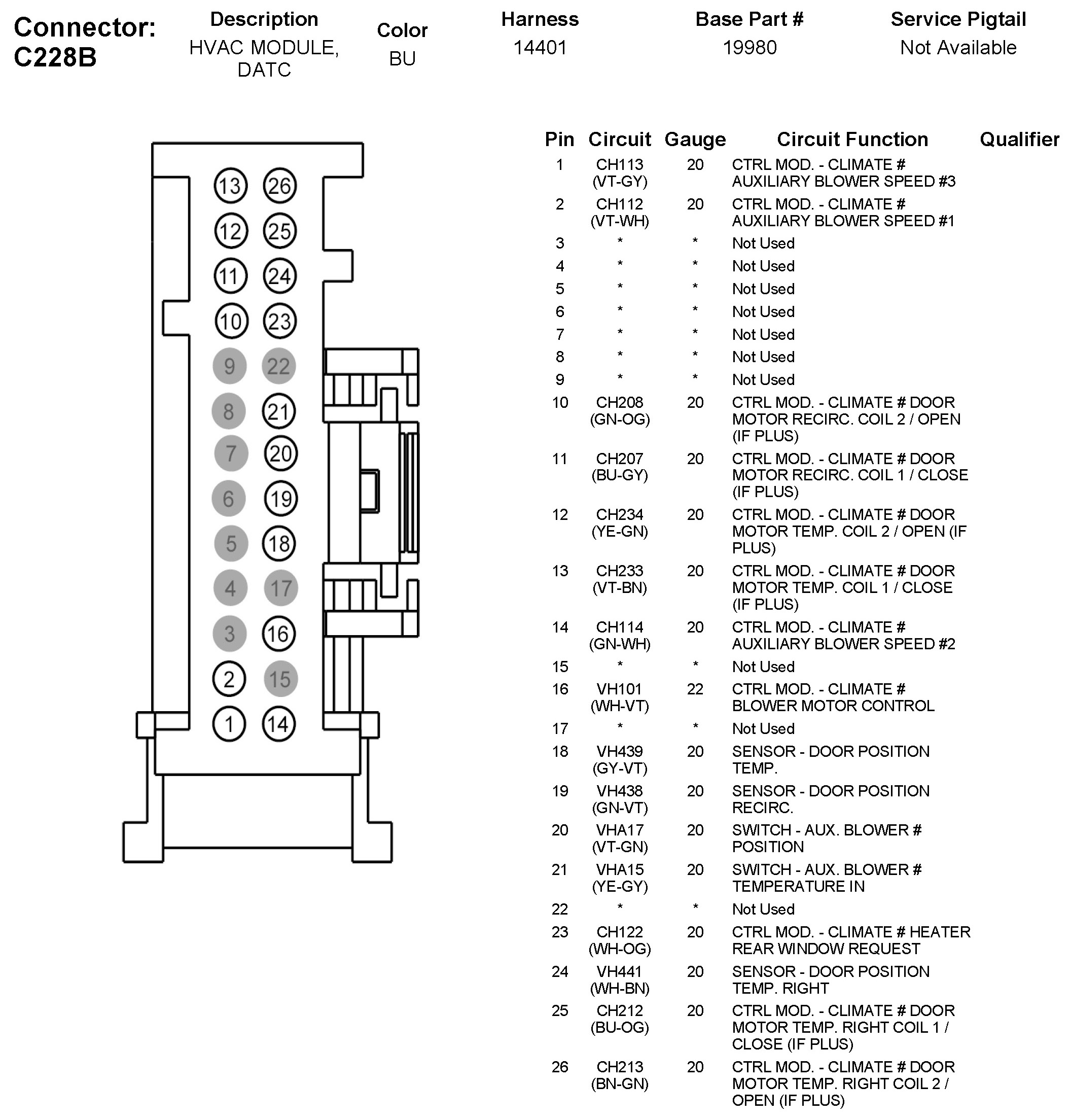 Factory service manual diagram