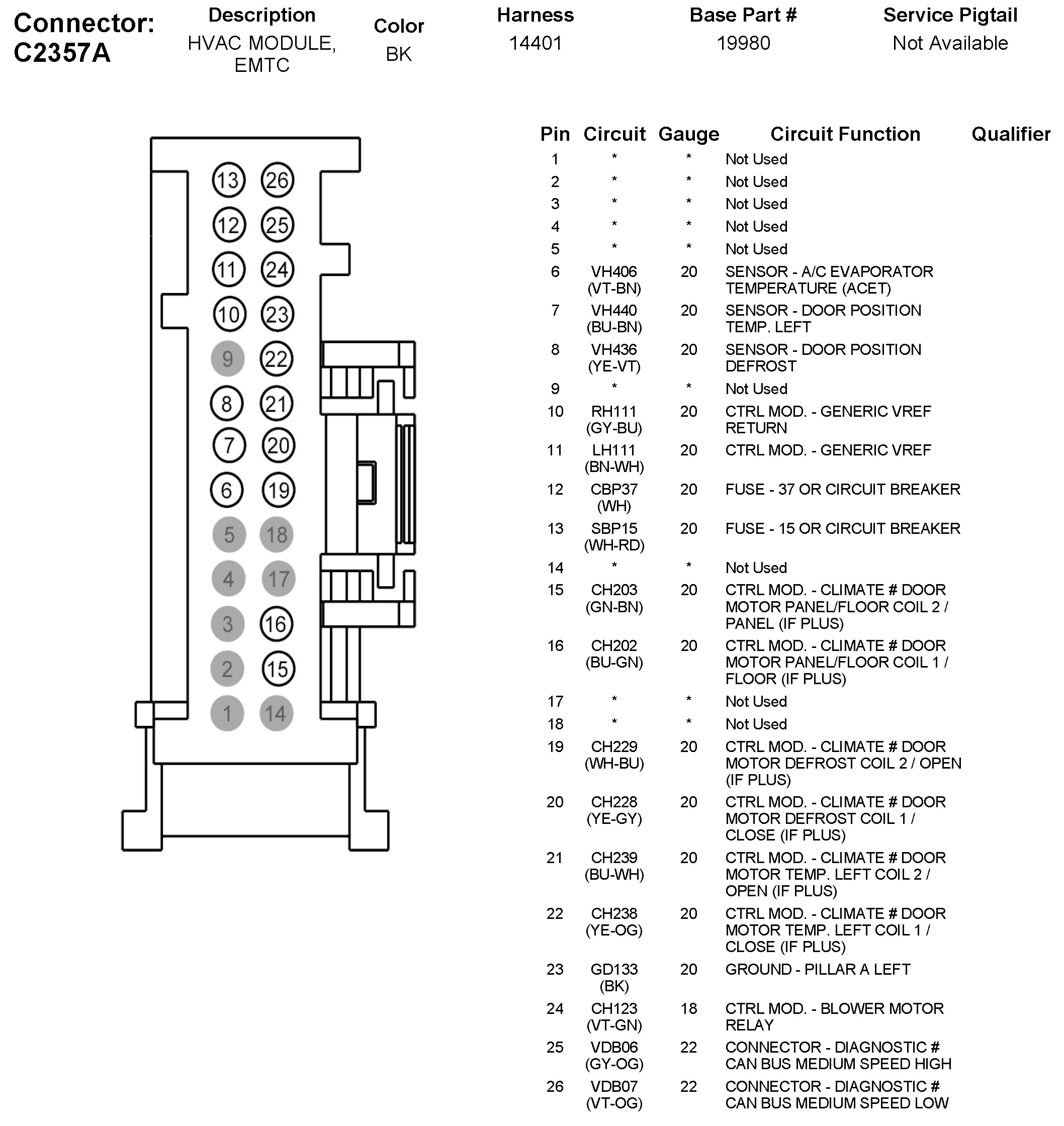 Factory service manual diagram