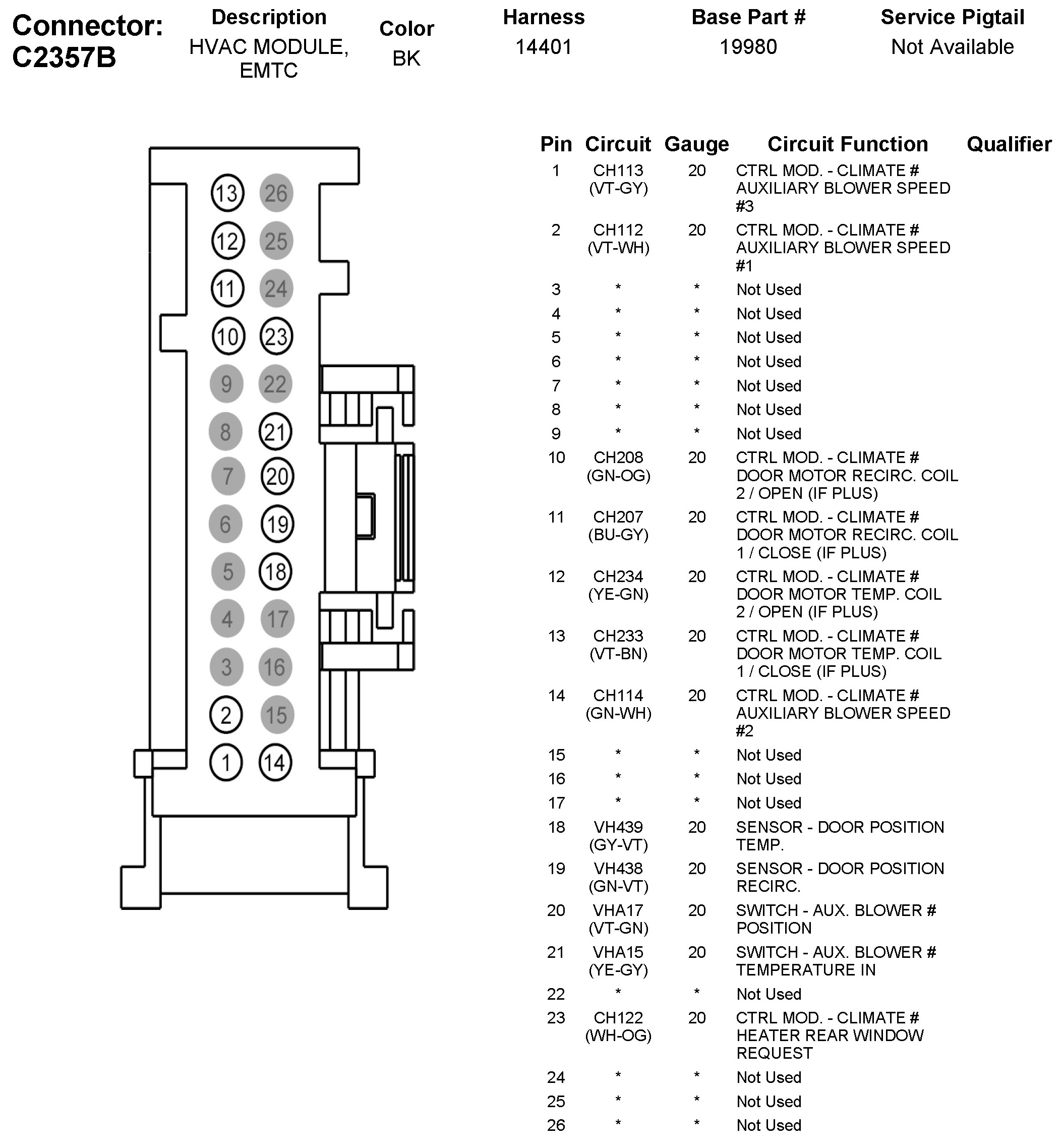 Factory service manual diagram