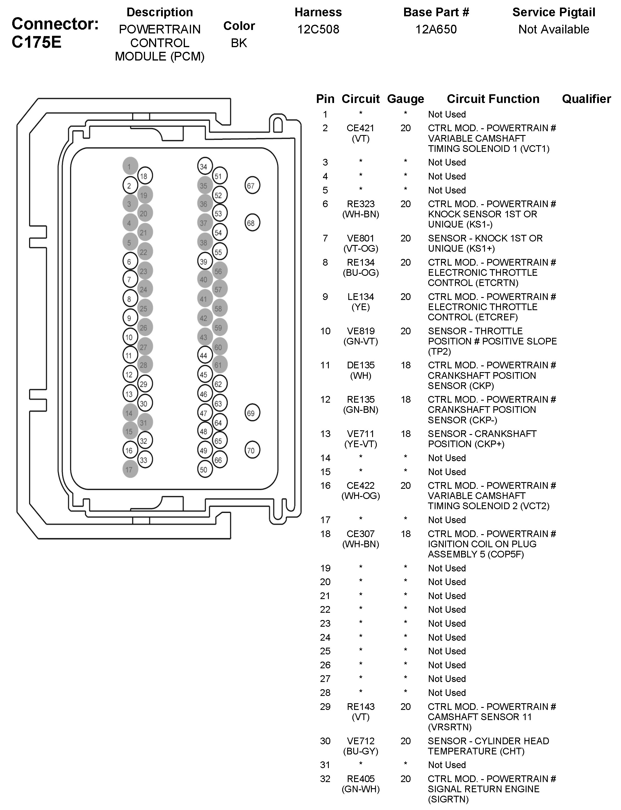 Factory service manual diagram