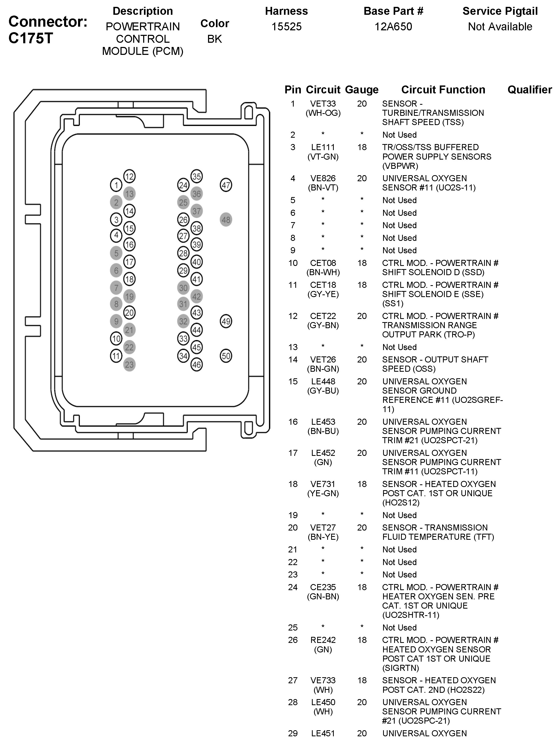 Factory service manual diagram