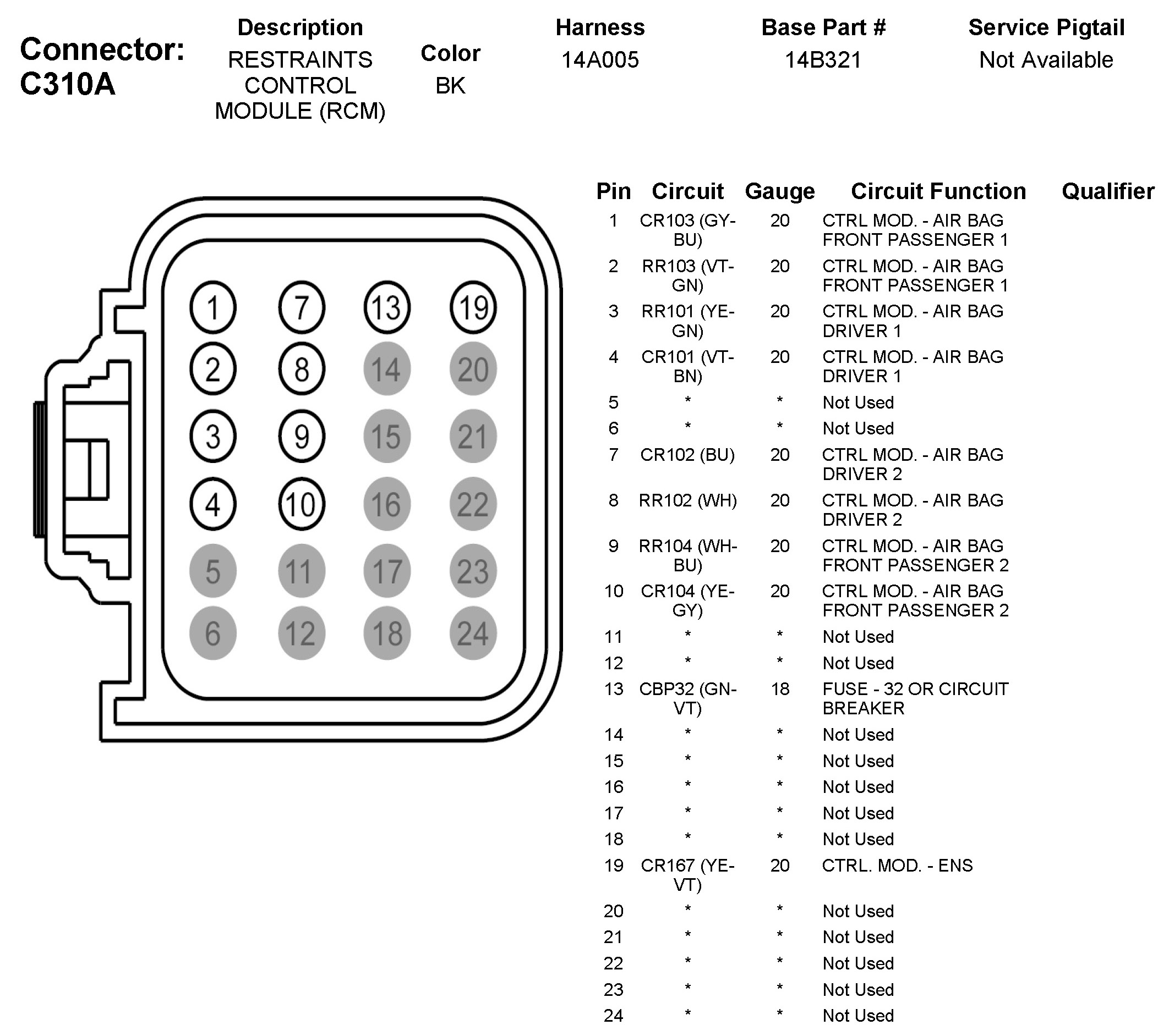 Factory service manual diagram