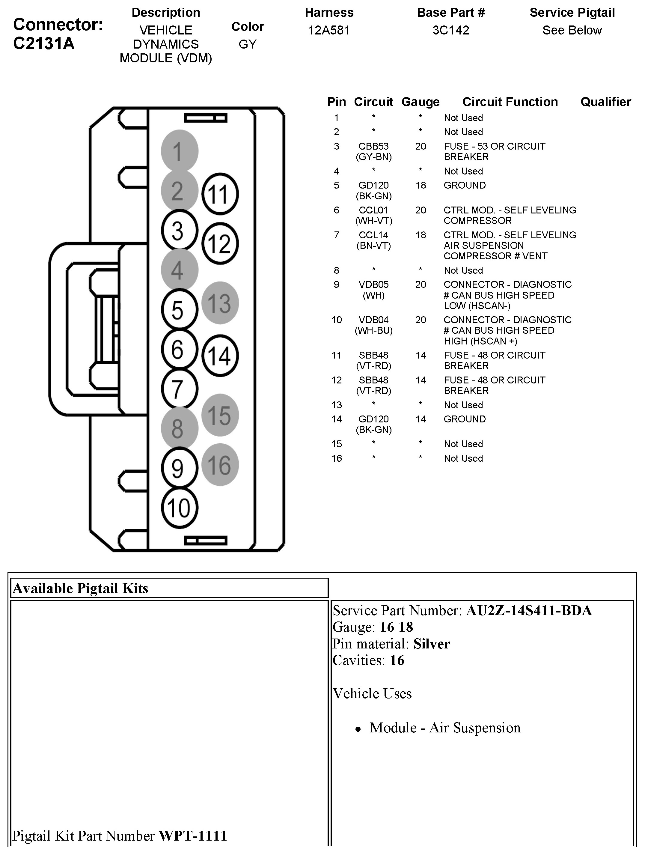 Factory service manual diagram