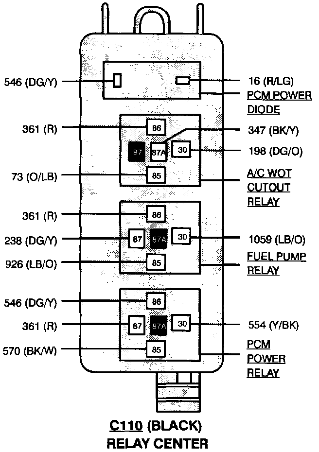 Factory service manual diagram