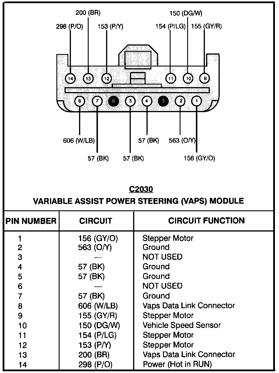Factory service manual diagram