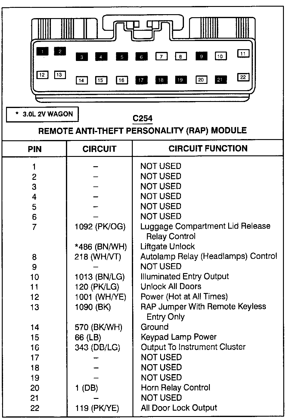 Factory service manual diagram
