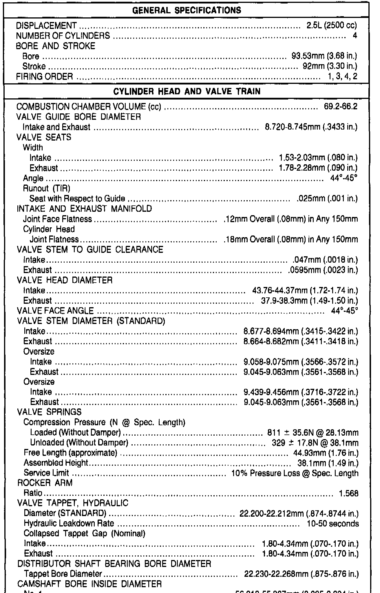 Factory service manual diagram