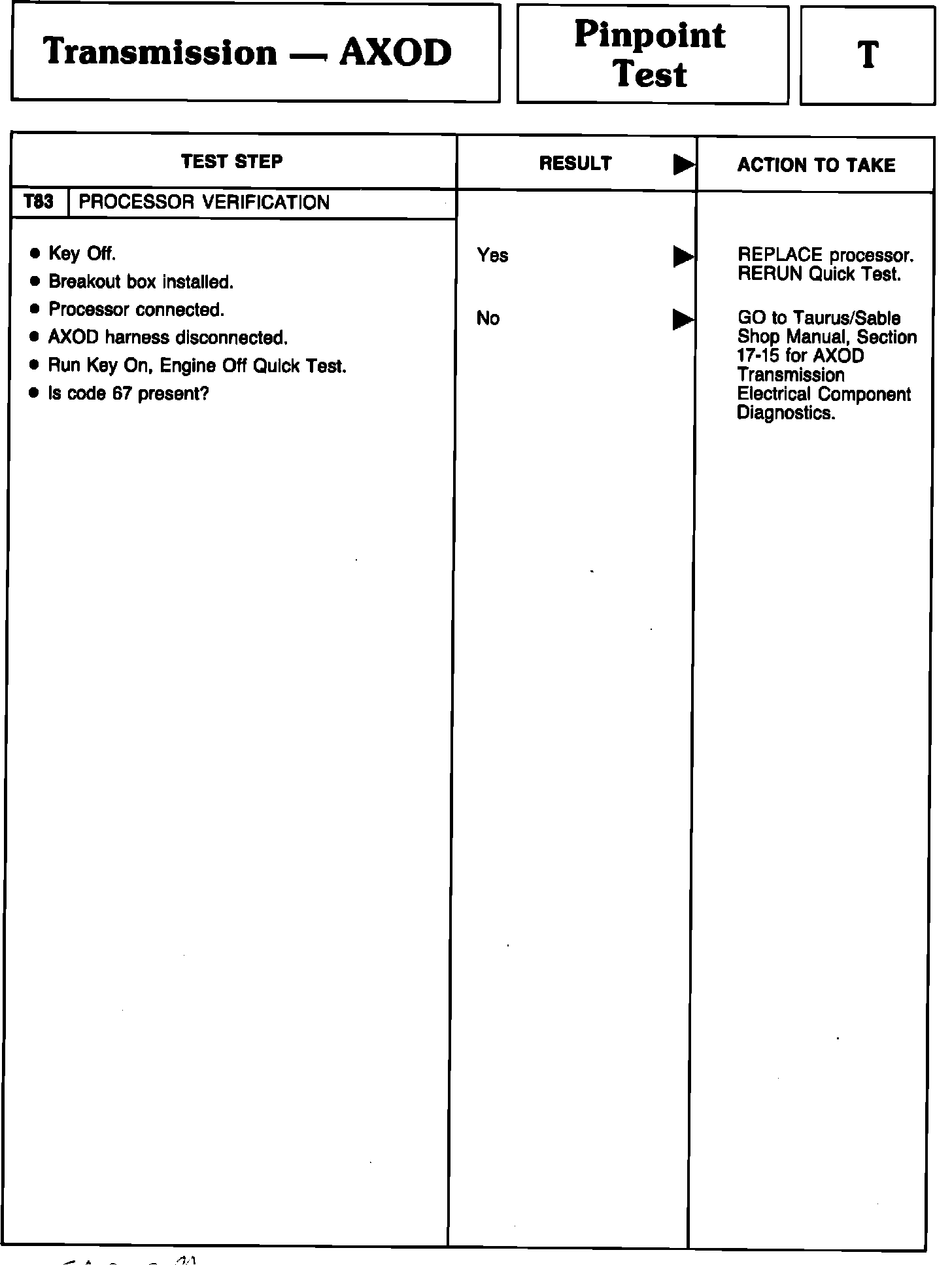 Factory service manual diagram