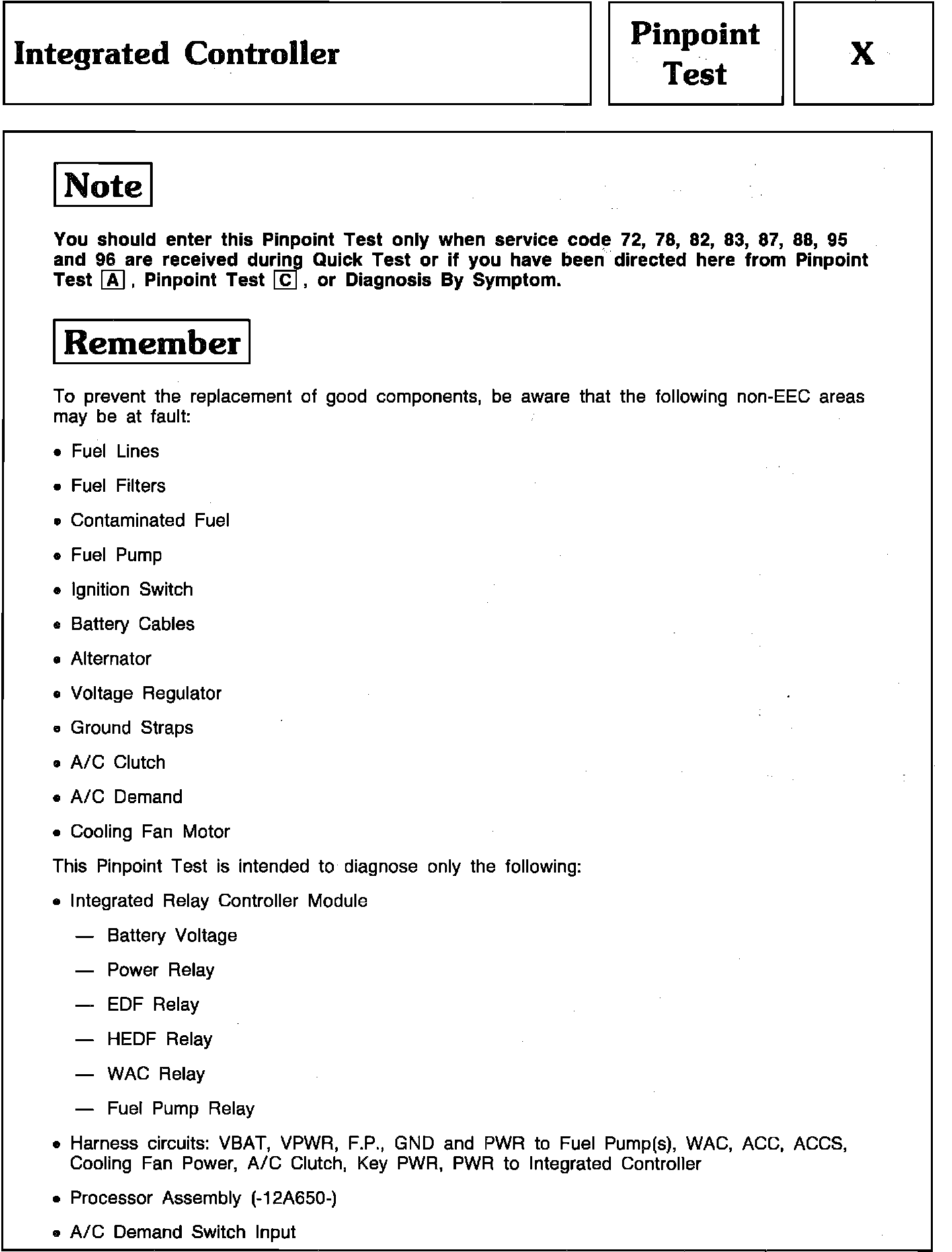 Factory service manual diagram