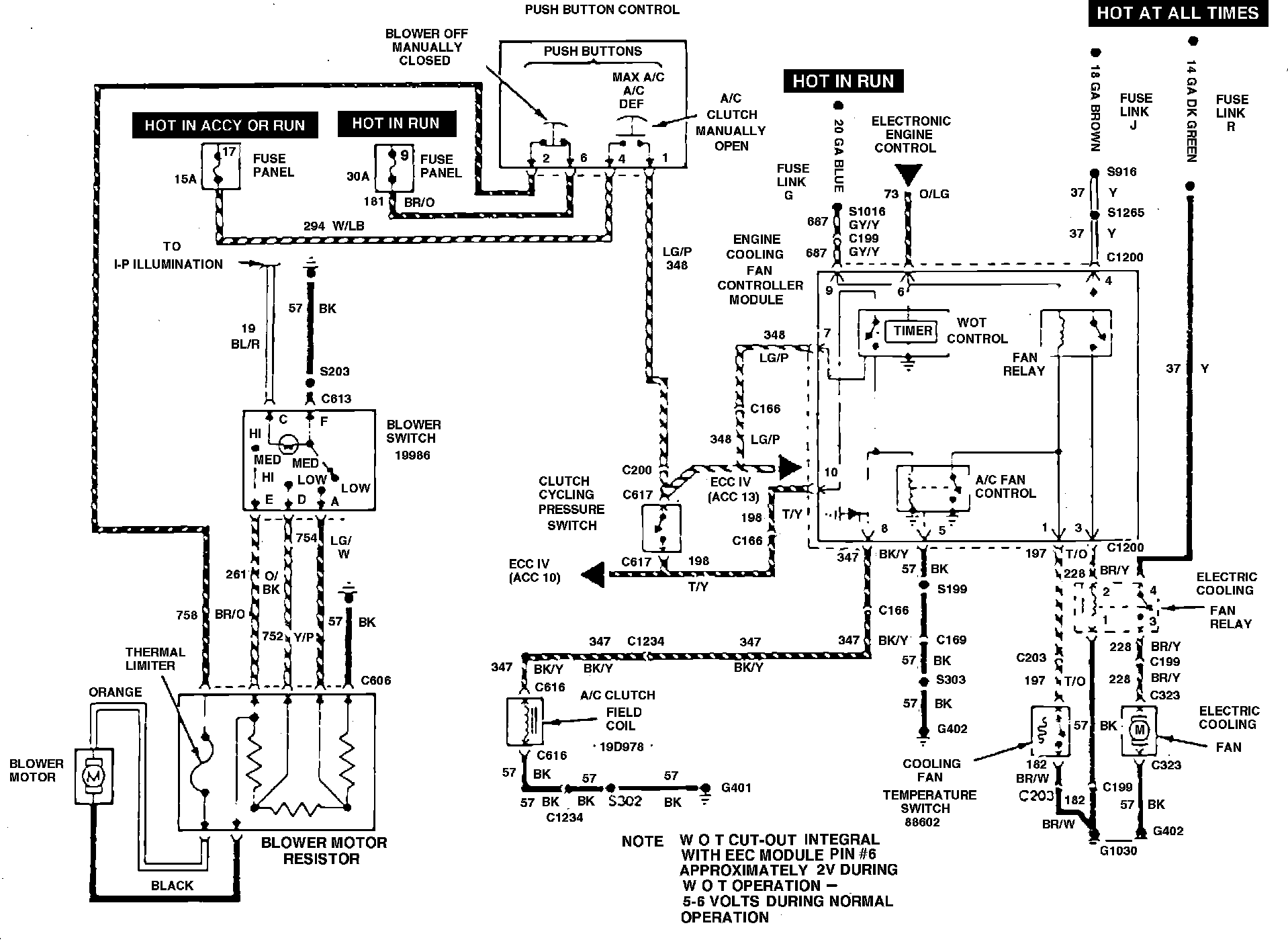 Factory service manual diagram