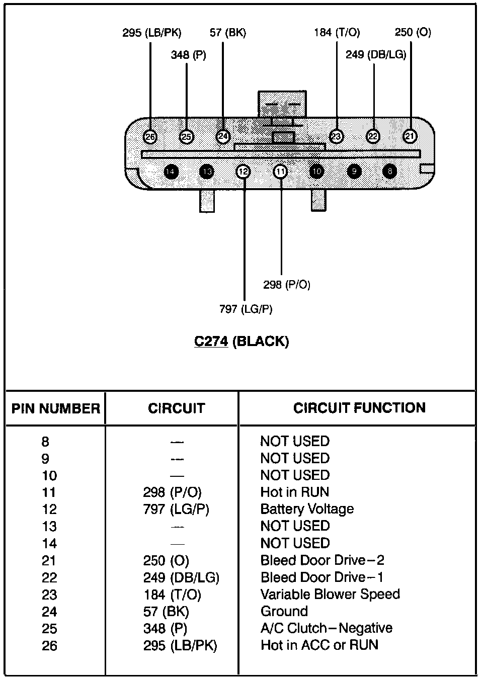 Factory service manual diagram