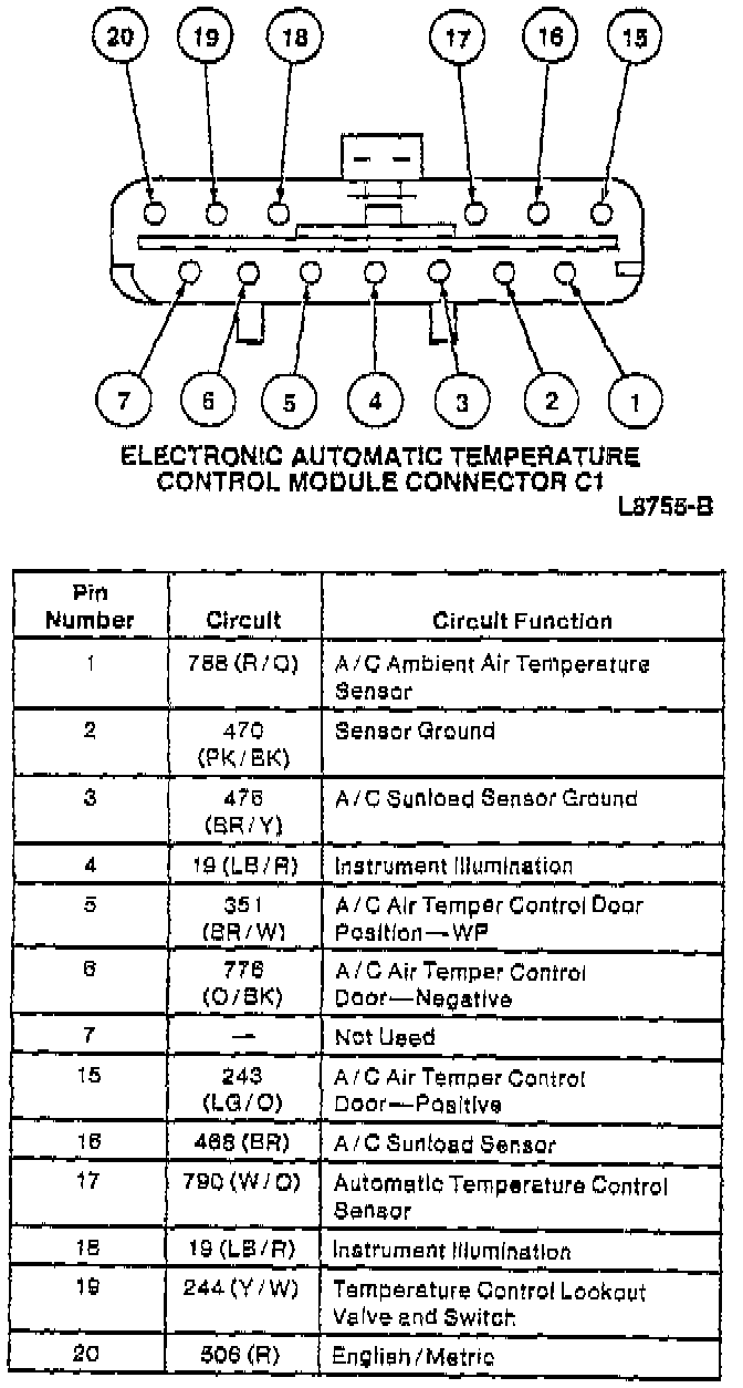 Factory service manual diagram
