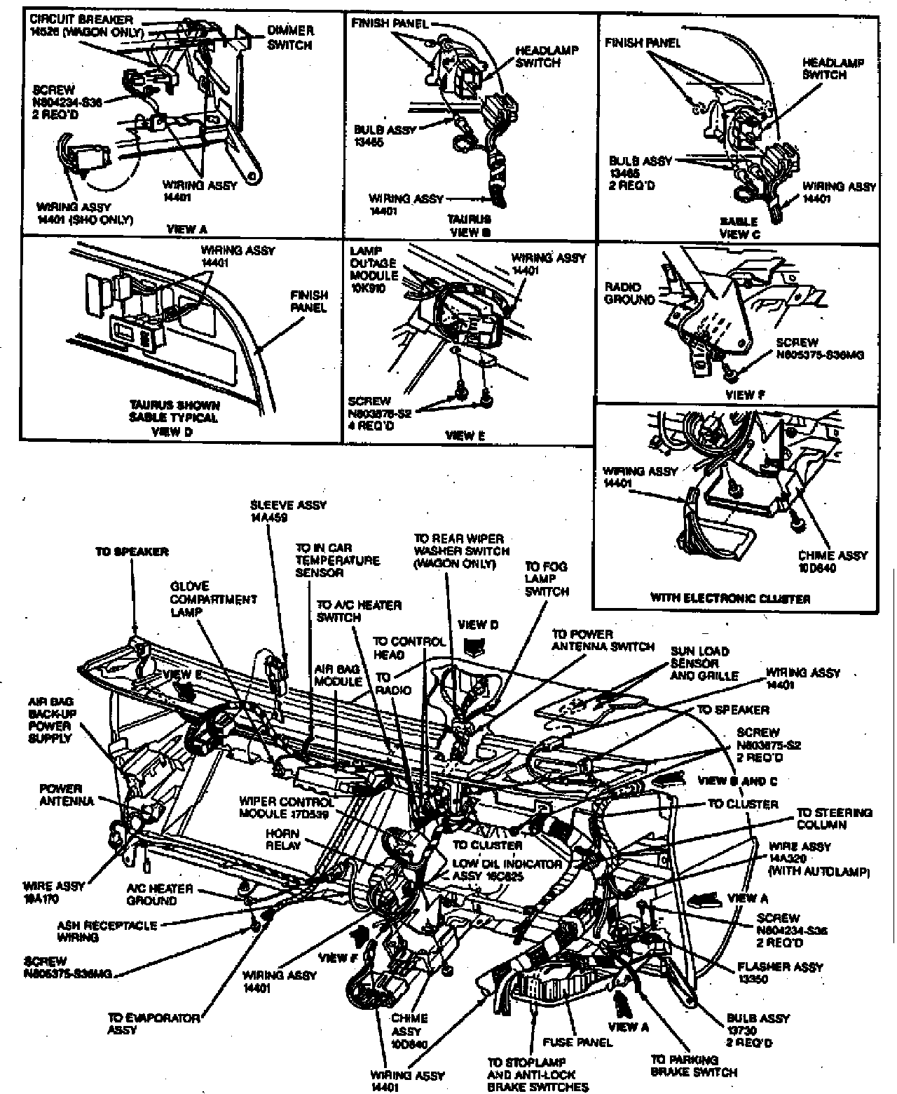 Factory service manual diagram