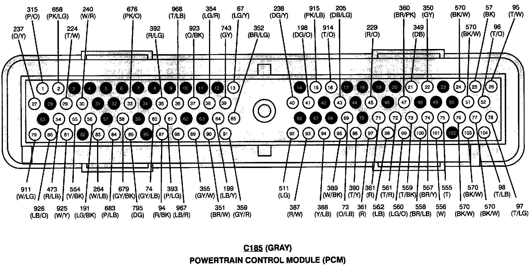Factory service manual diagram
