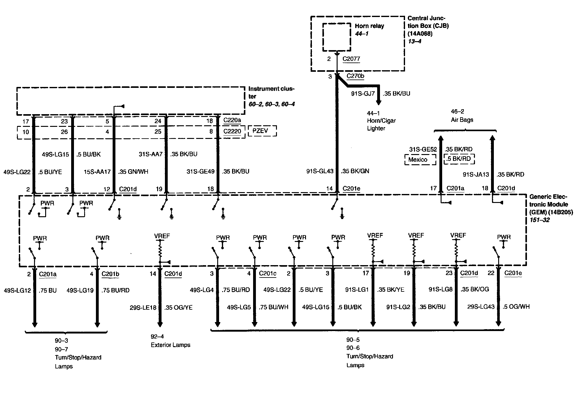 Factory service manual diagram