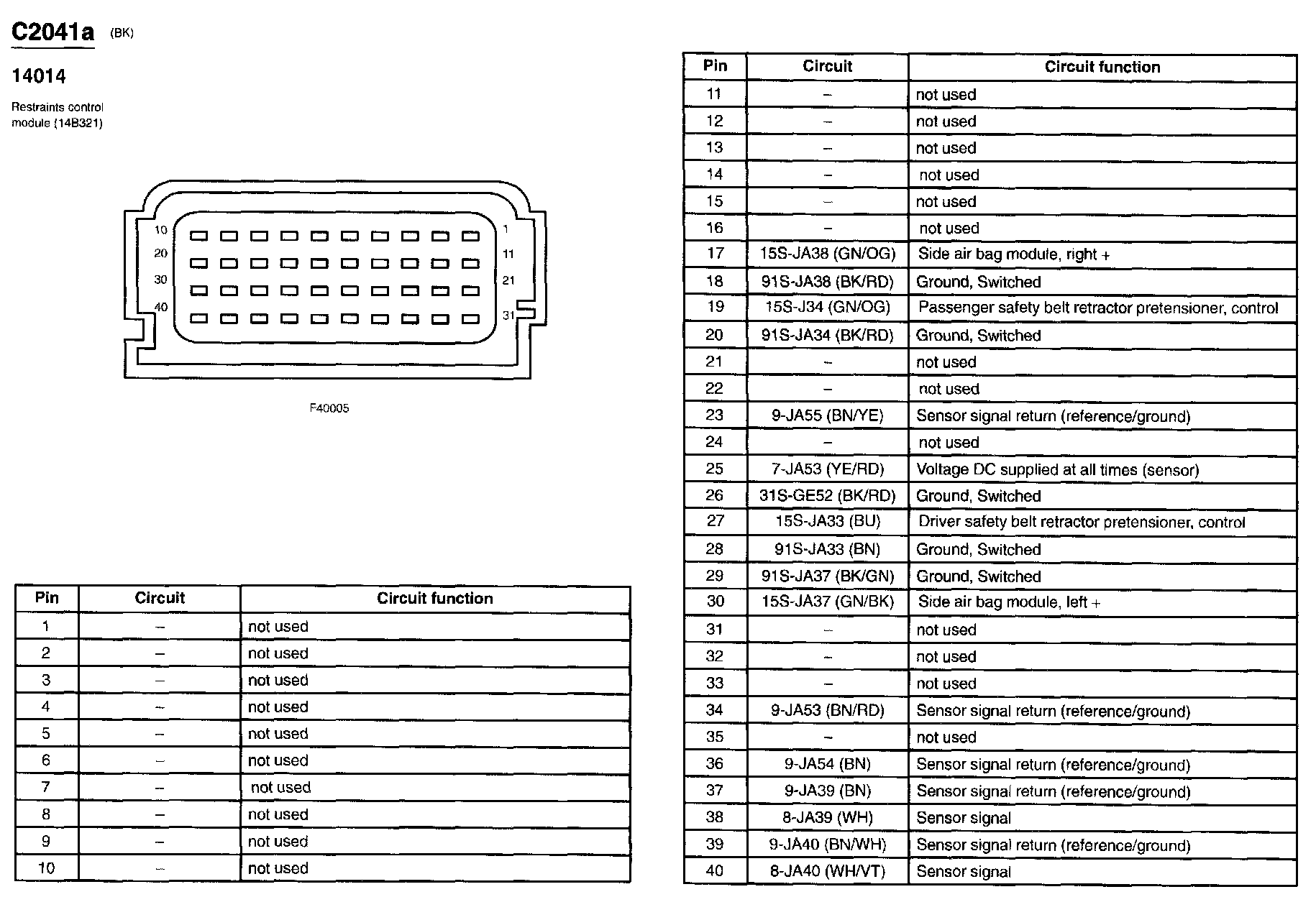 Factory service manual diagram