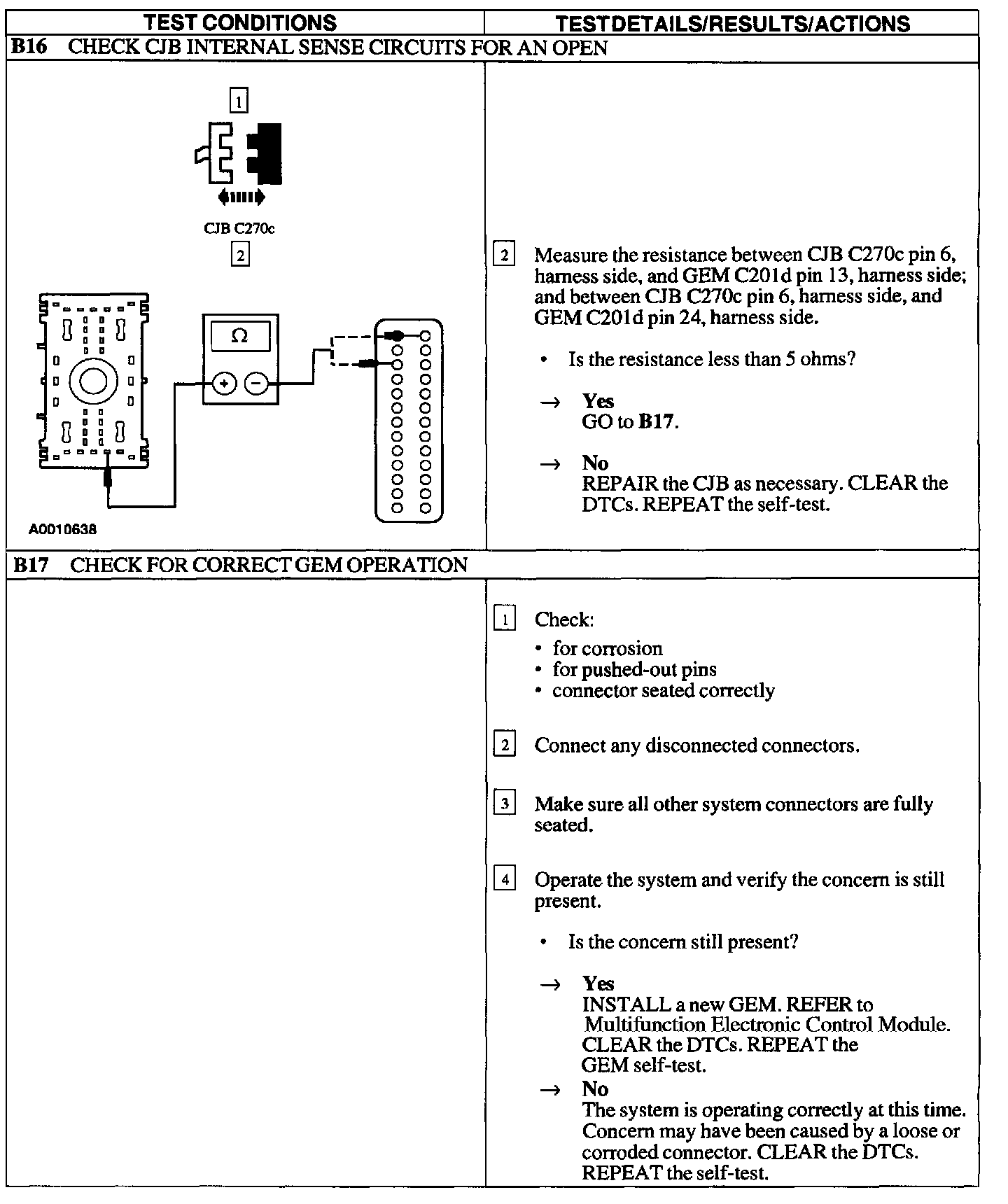 Factory service manual diagram