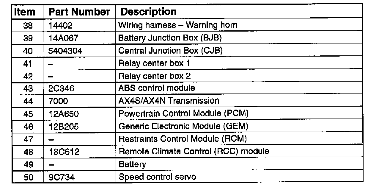 Factory service manual diagram
