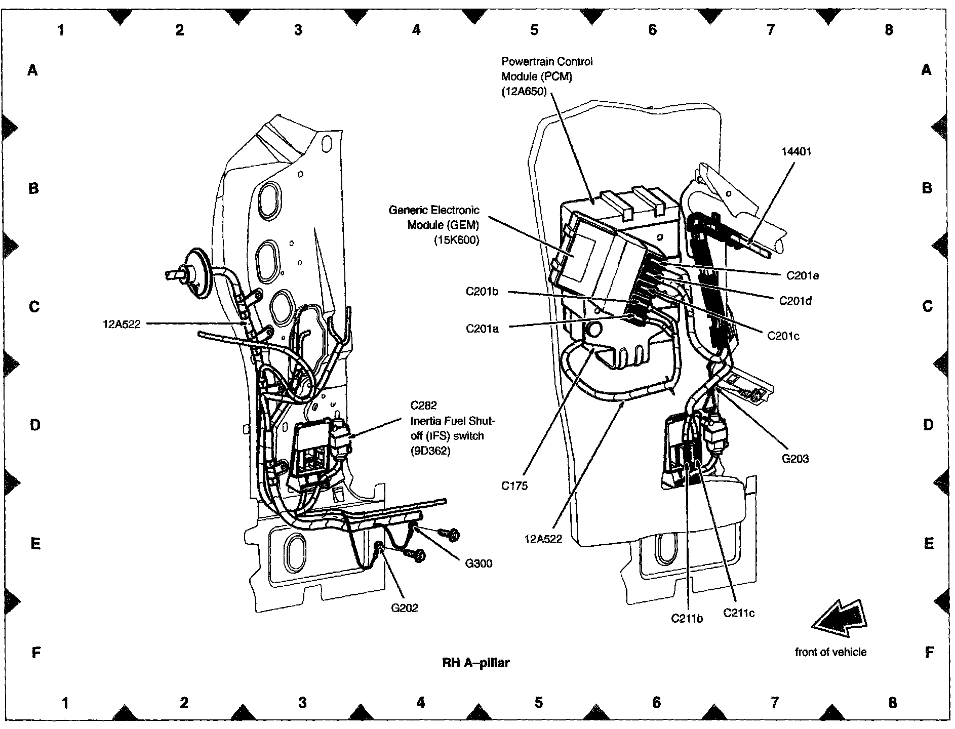Factory service manual diagram