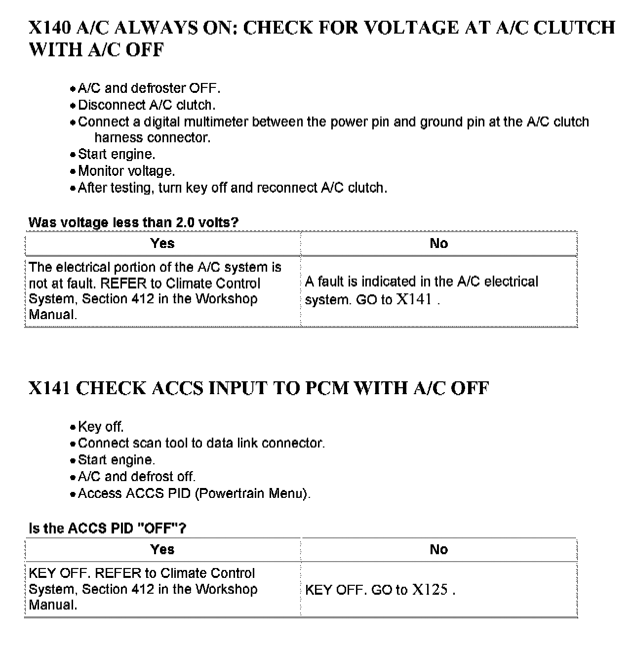 Factory service manual diagram