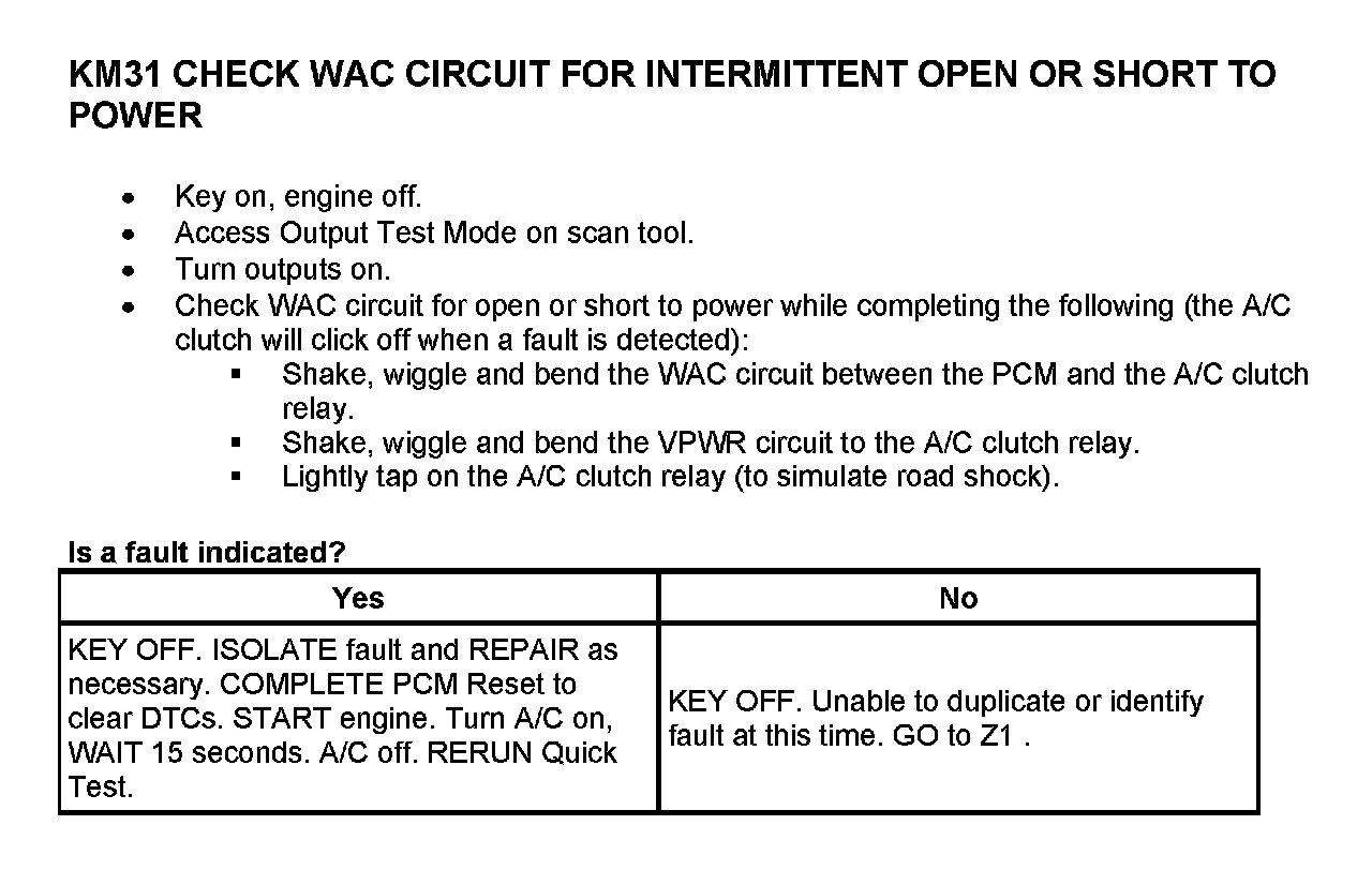 Factory service manual diagram