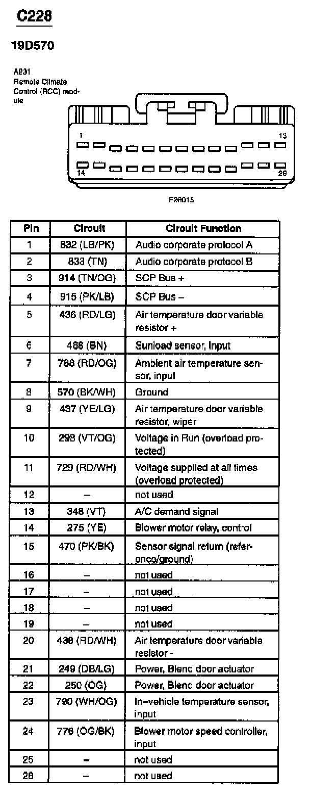 Factory service manual diagram
