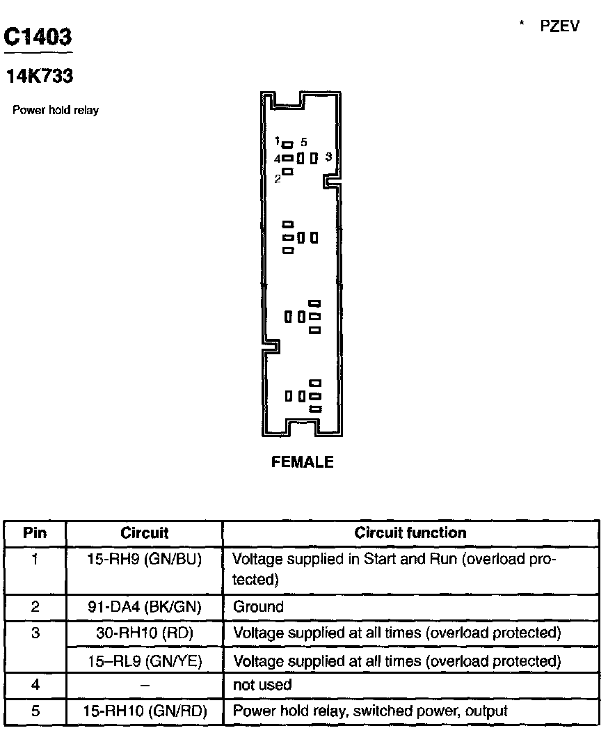 Factory service manual diagram