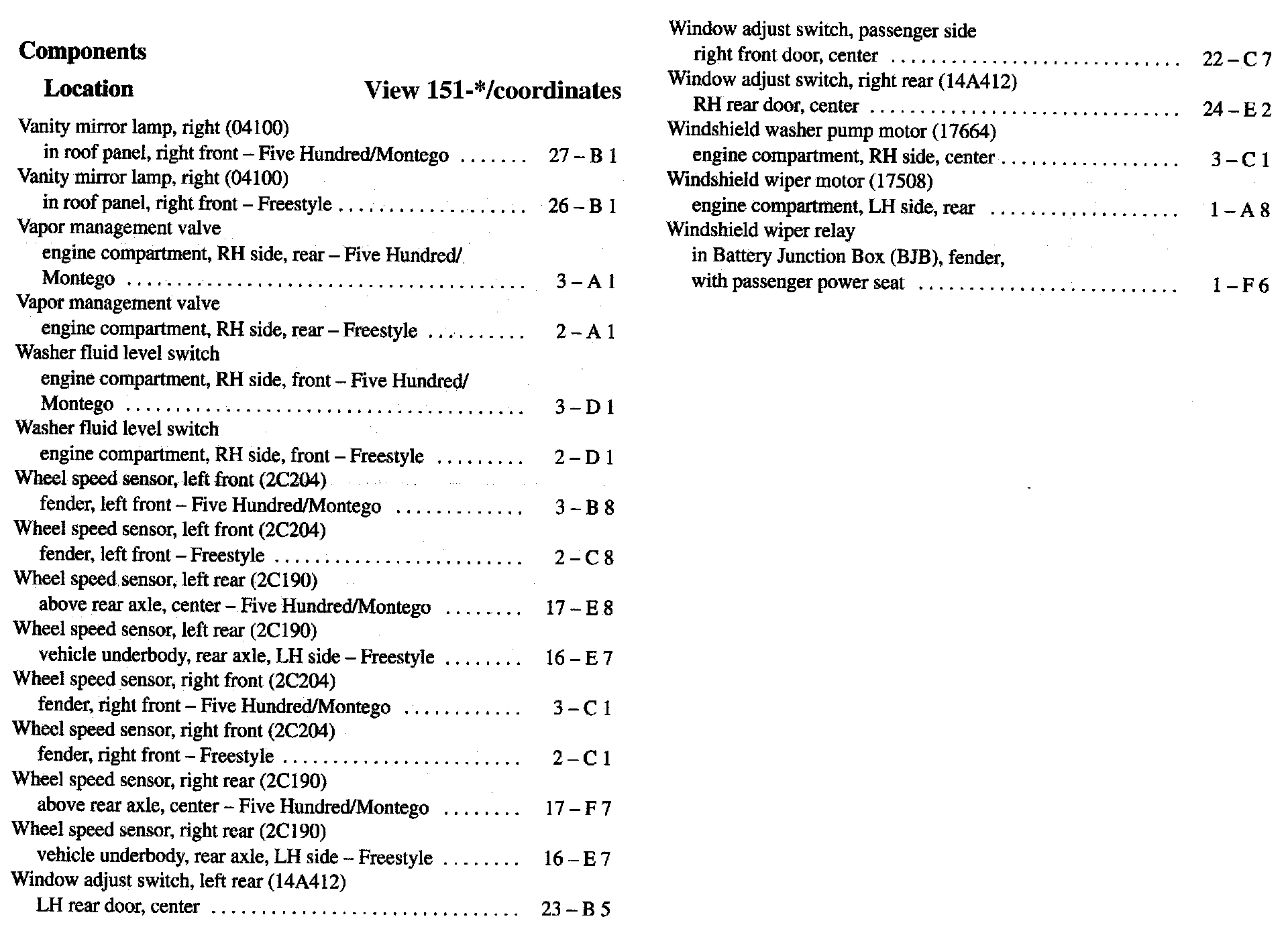 Factory service manual diagram