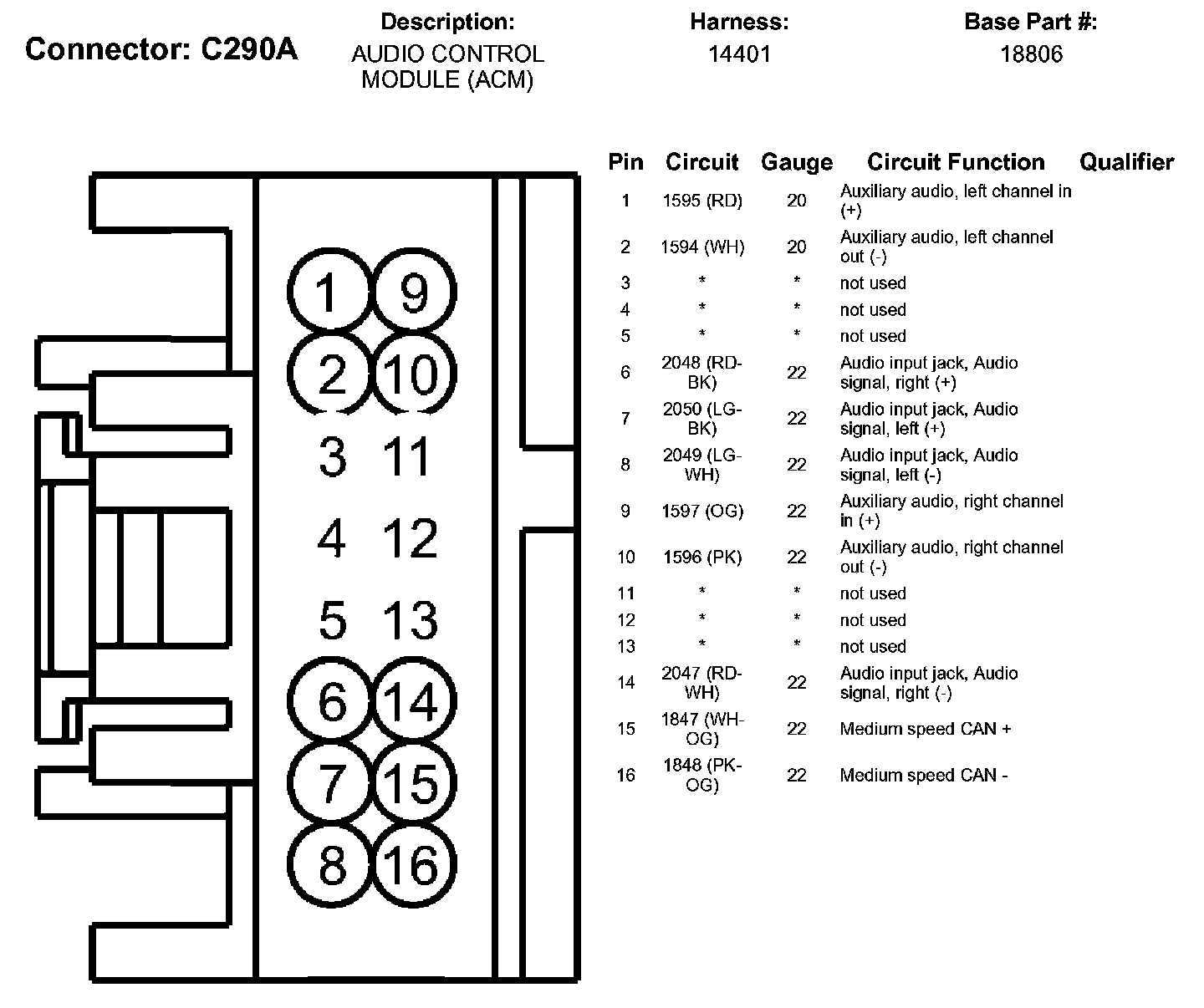 Factory service manual diagram