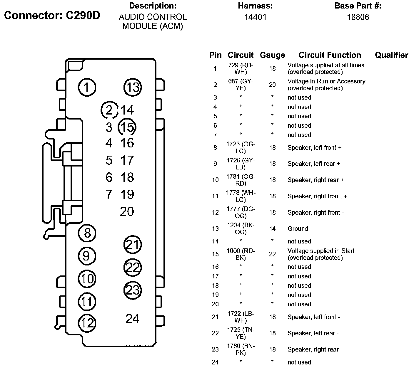 Factory service manual diagram