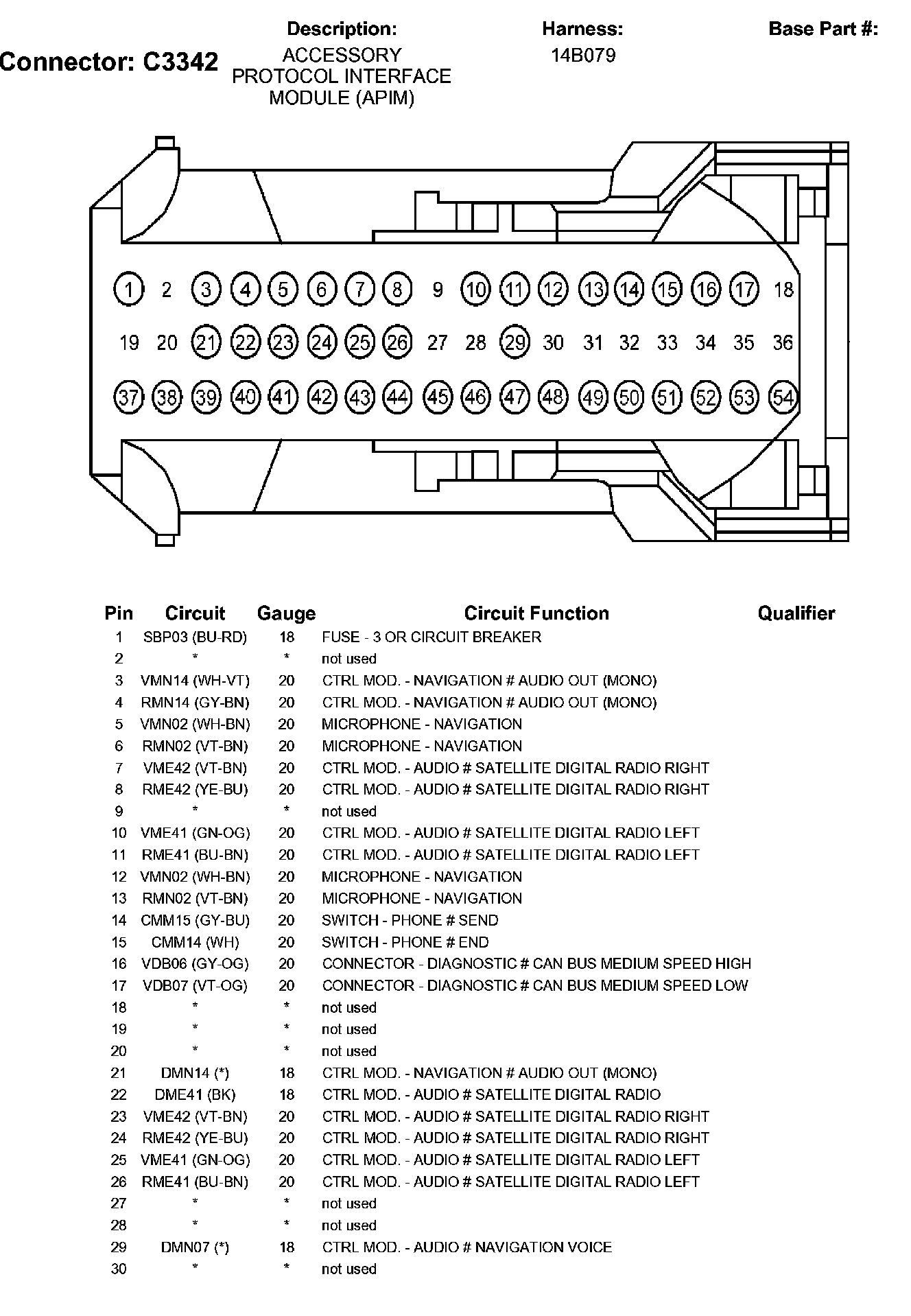 Factory service manual diagram
