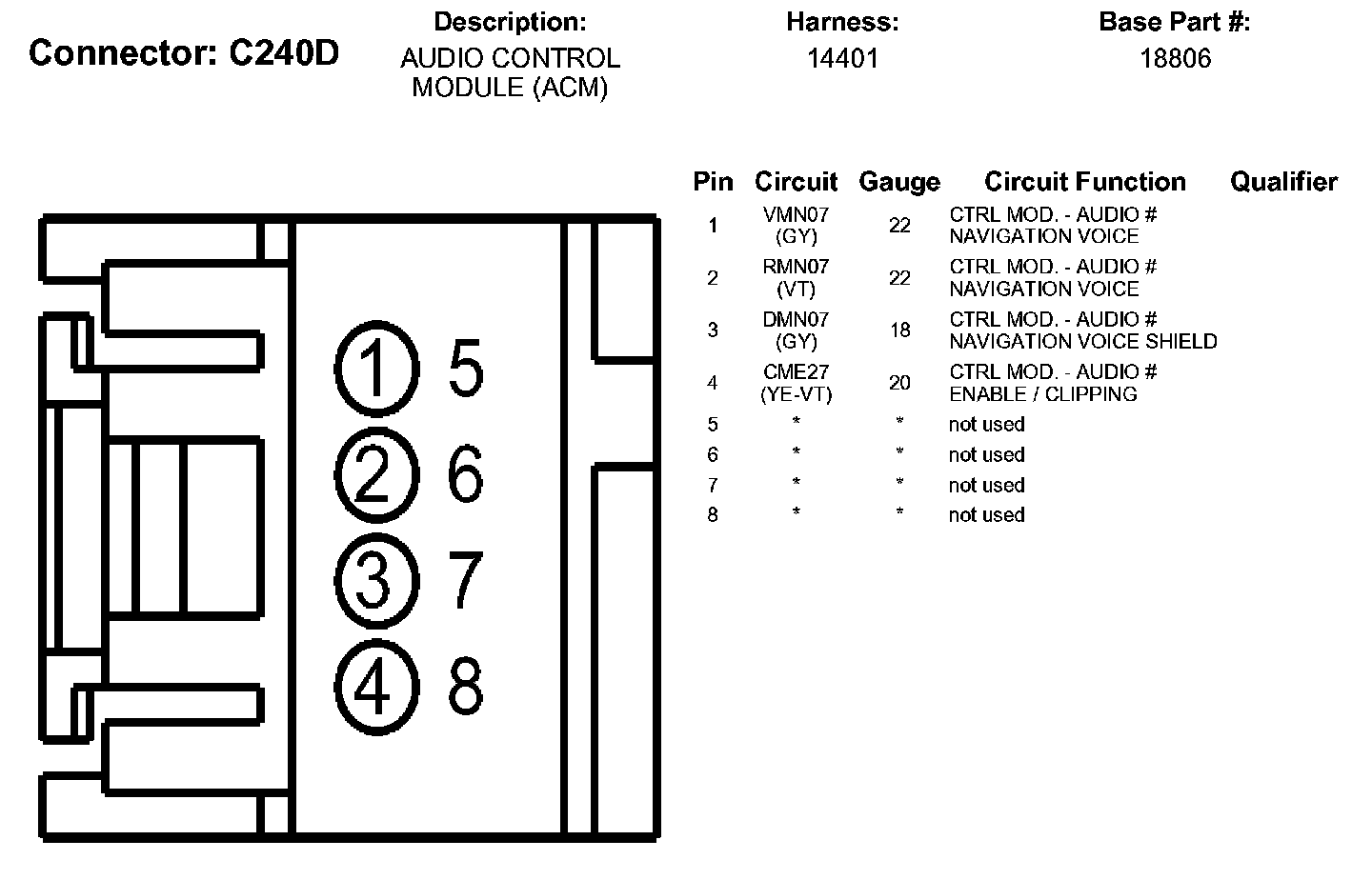 Factory service manual diagram