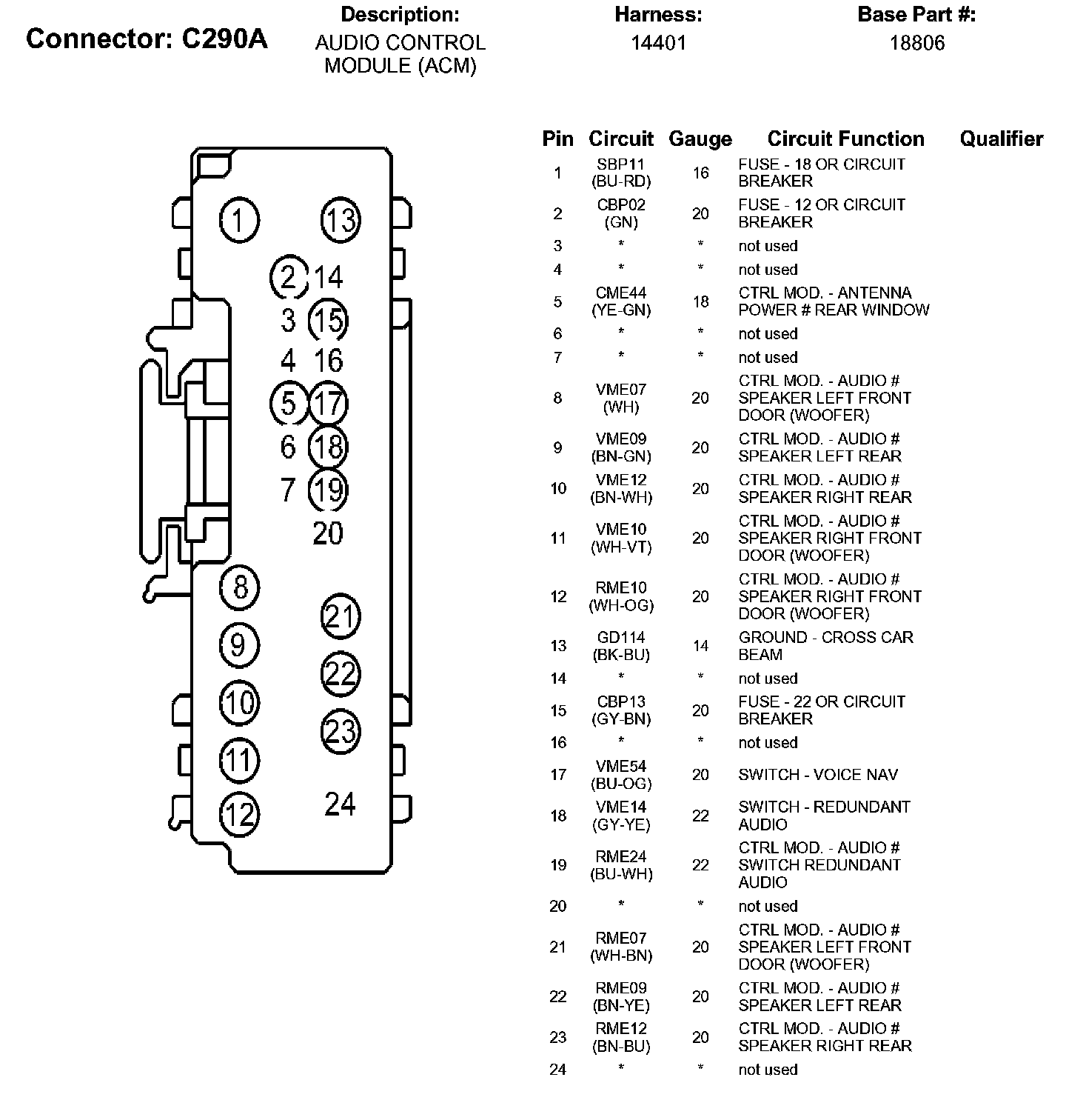 Factory service manual diagram