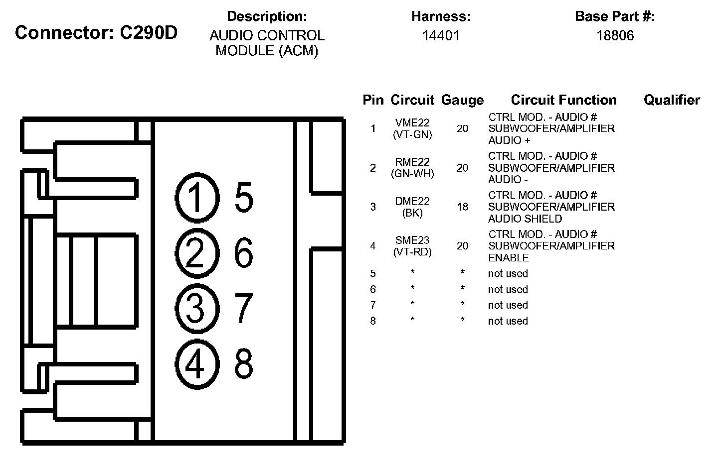 Factory service manual diagram