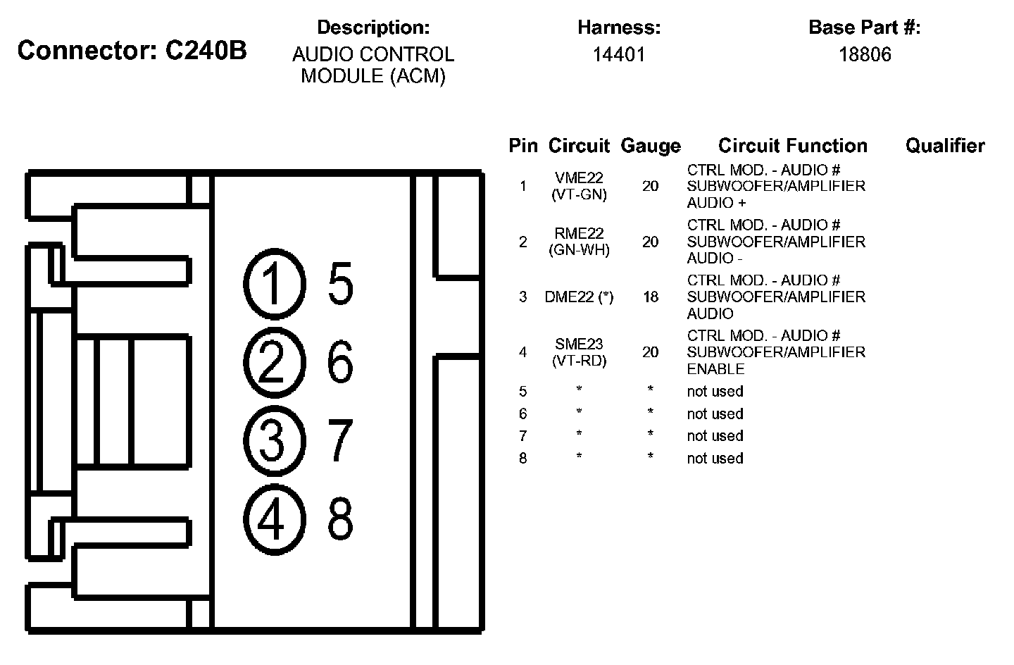 Factory service manual diagram