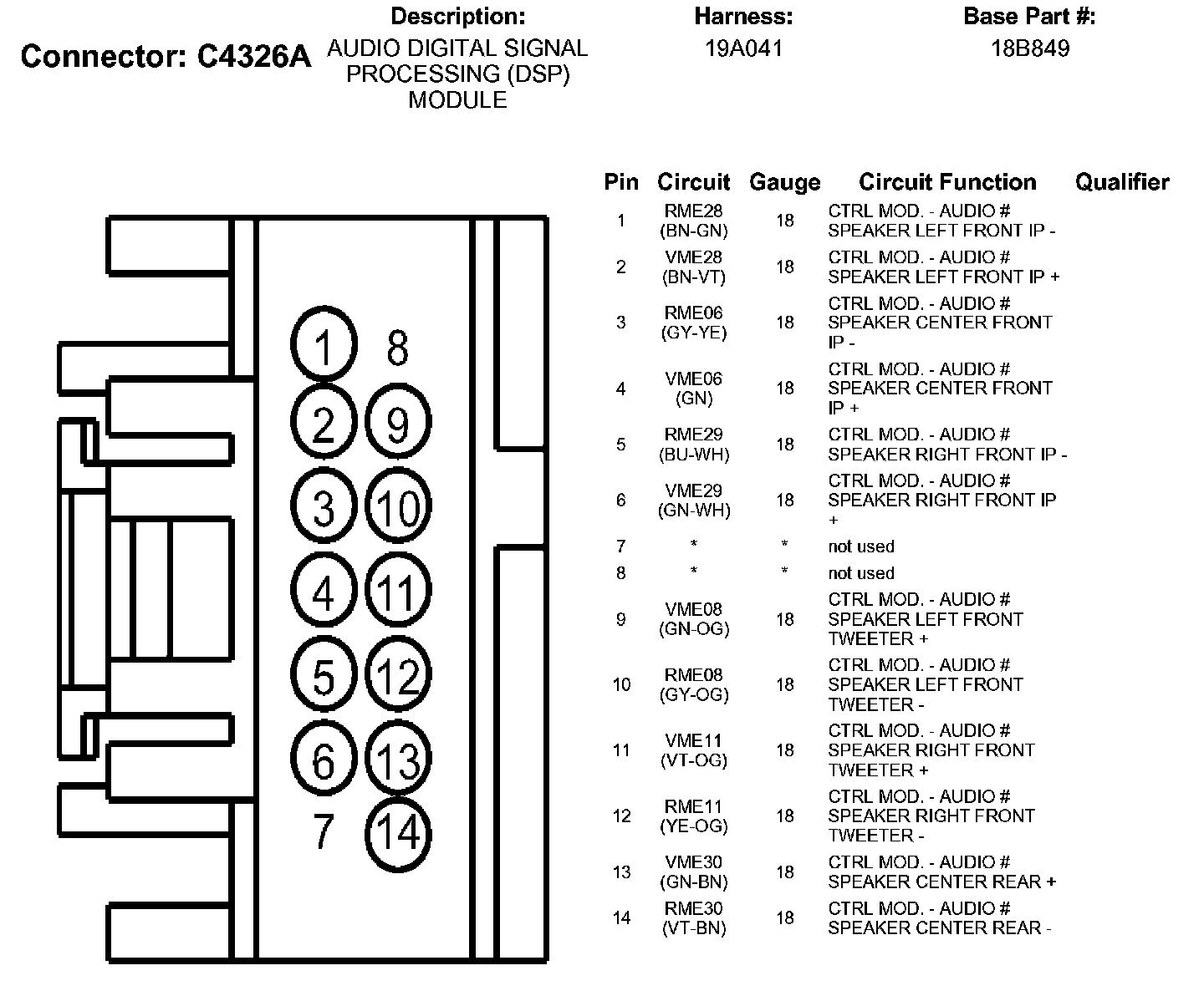 Factory service manual diagram