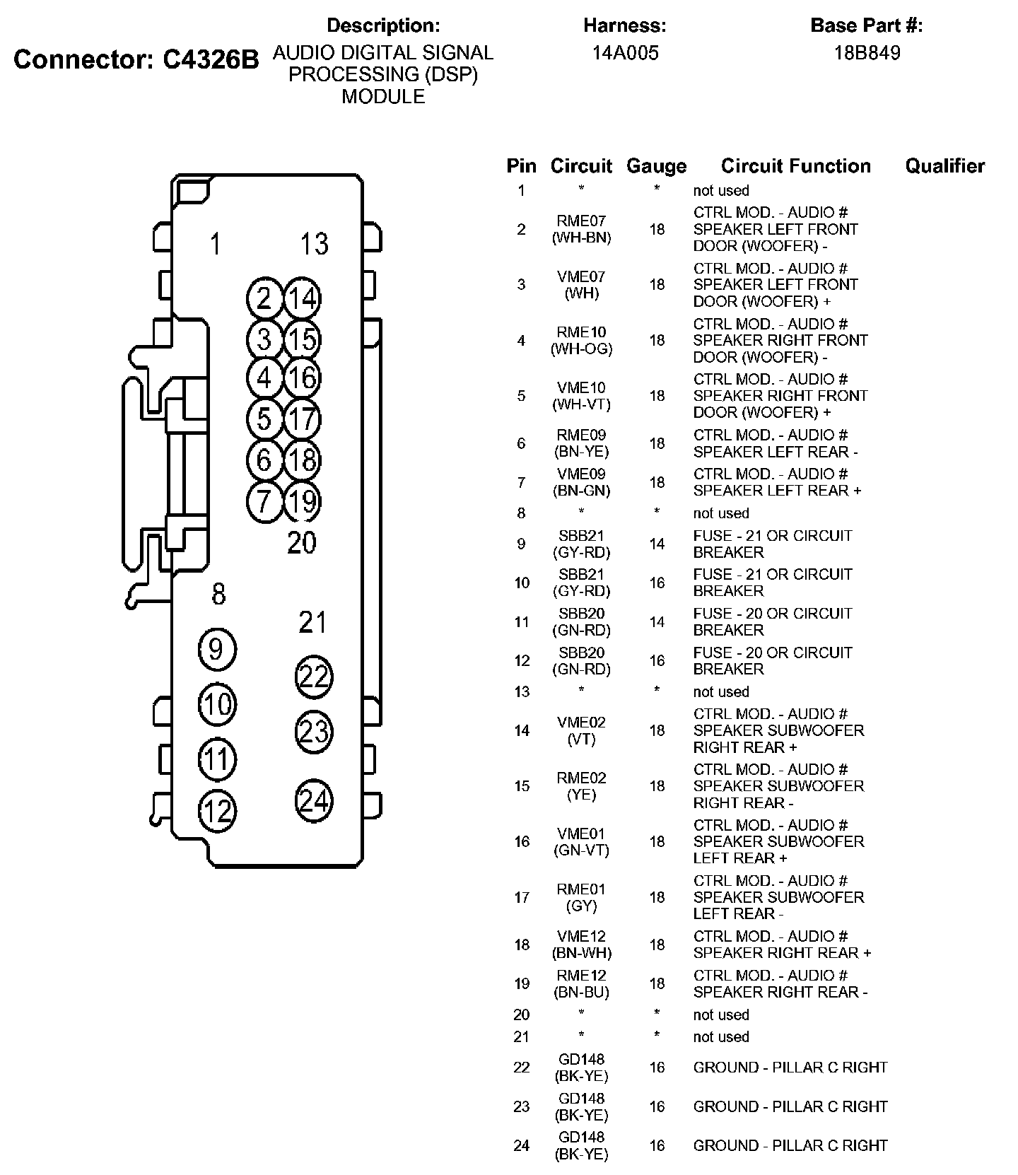 Factory service manual diagram