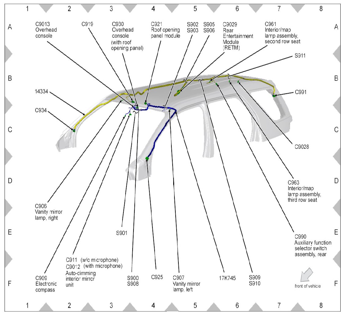 Factory service manual diagram