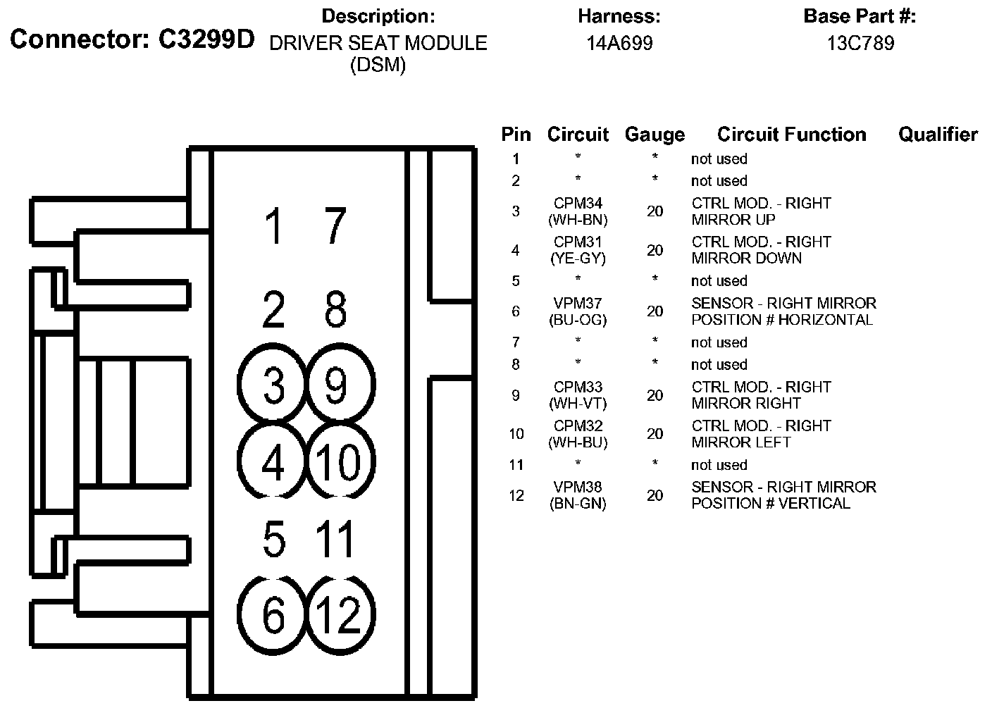 Factory service manual diagram