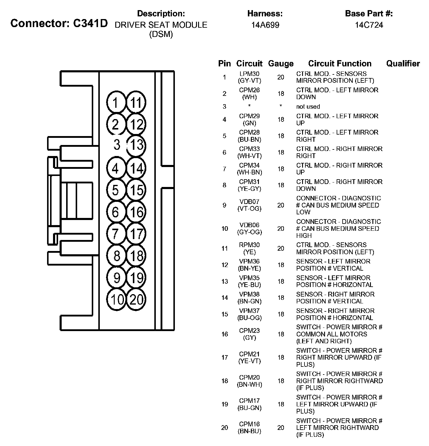 Factory service manual diagram