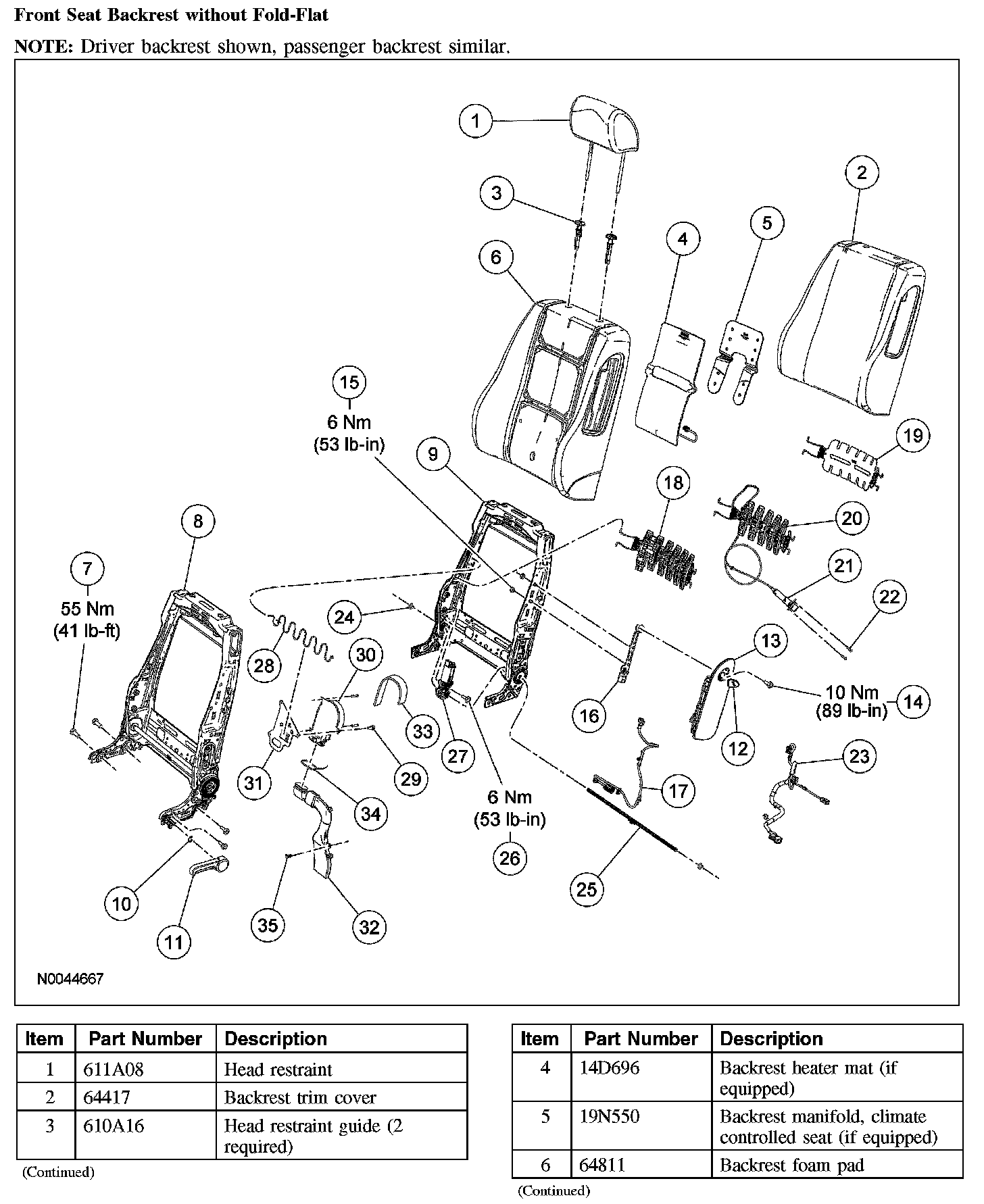 Factory service manual diagram