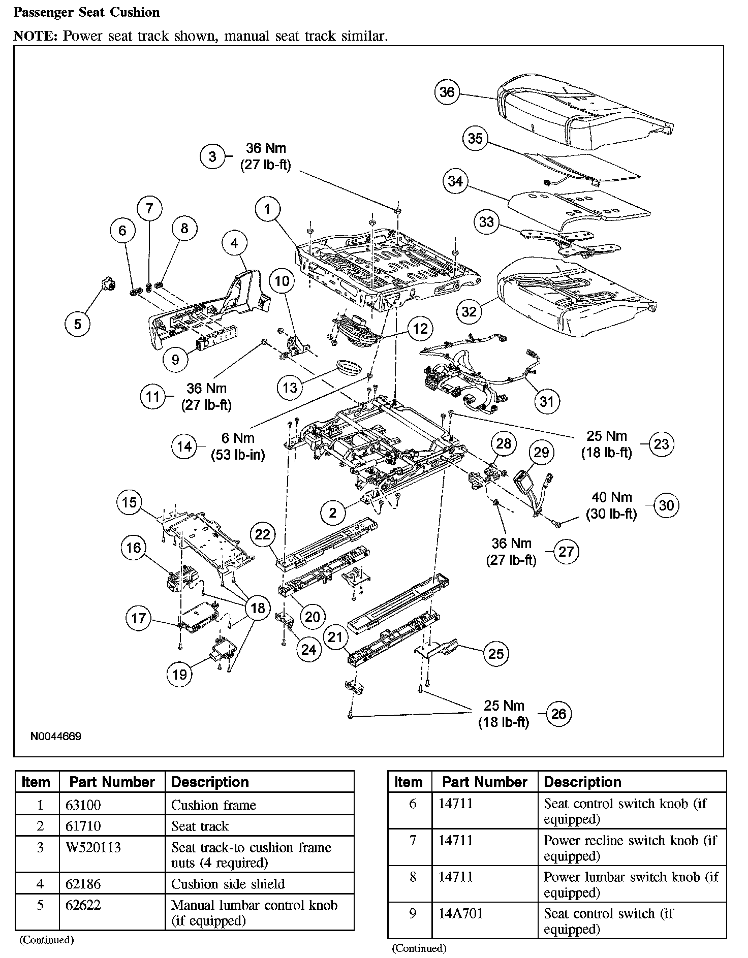 Factory service manual diagram