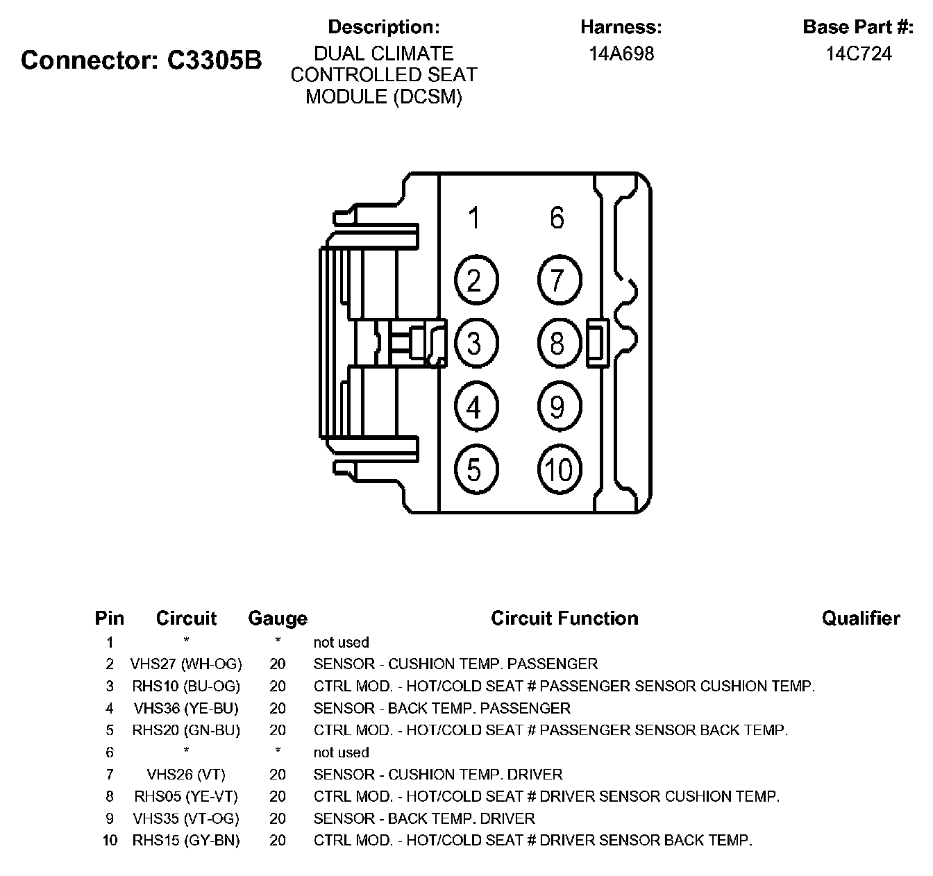 Factory service manual diagram