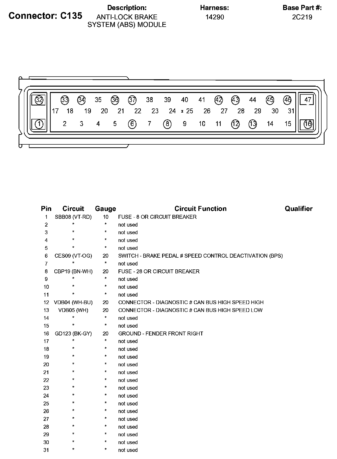 Factory service manual diagram