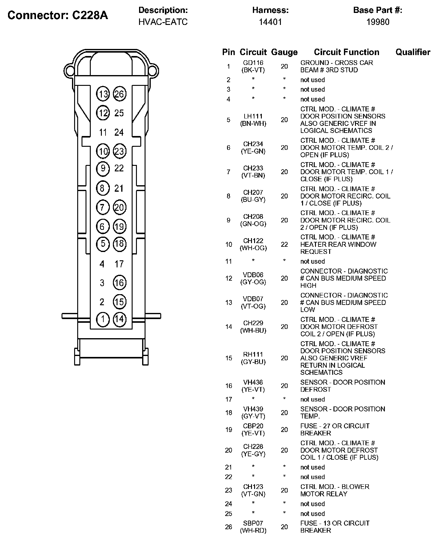 Factory service manual diagram